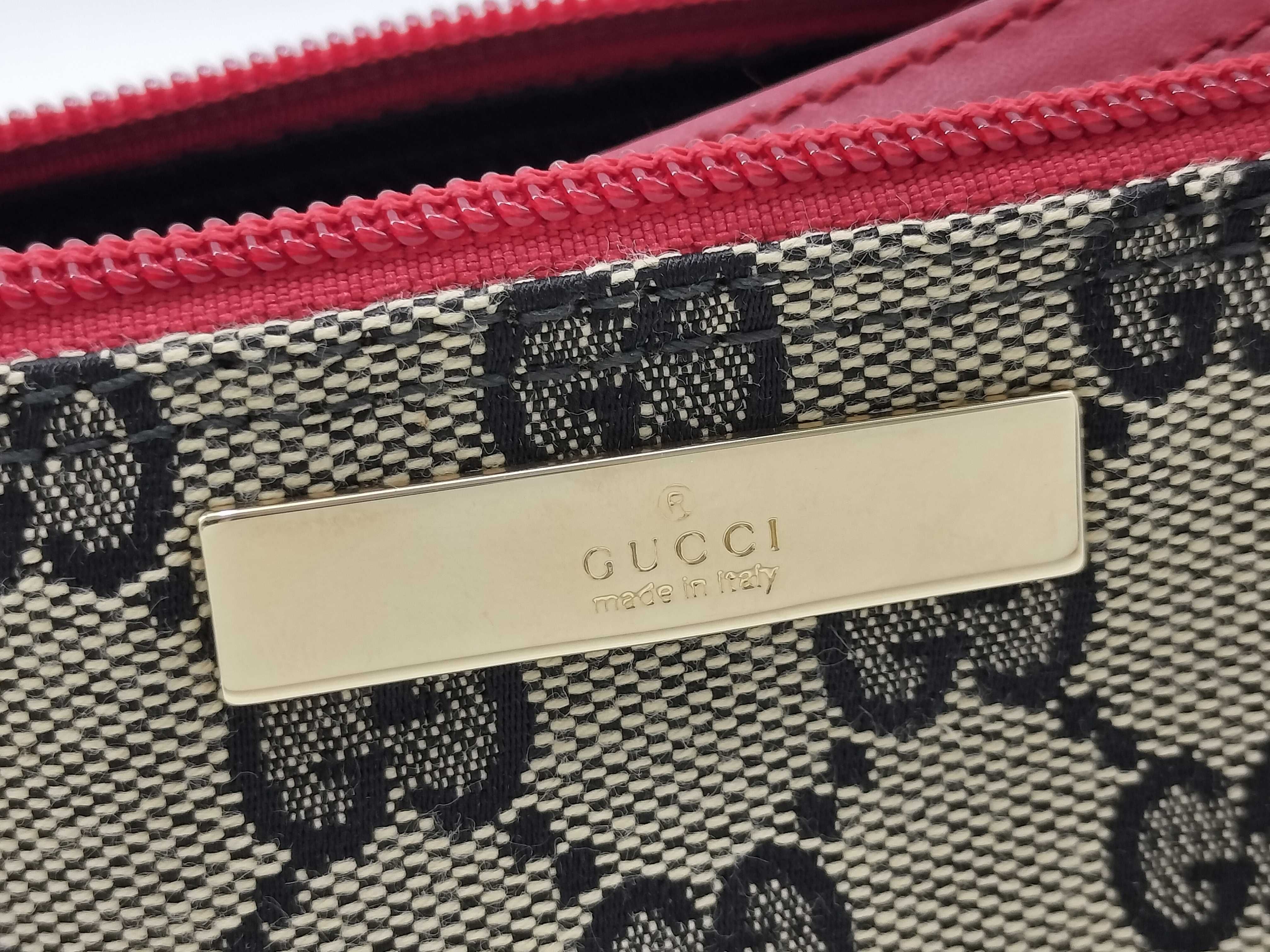 GG Canvas Accessory Pouch Handbag with GG Logo Plate 039 1103 006132 Handbag — view 14