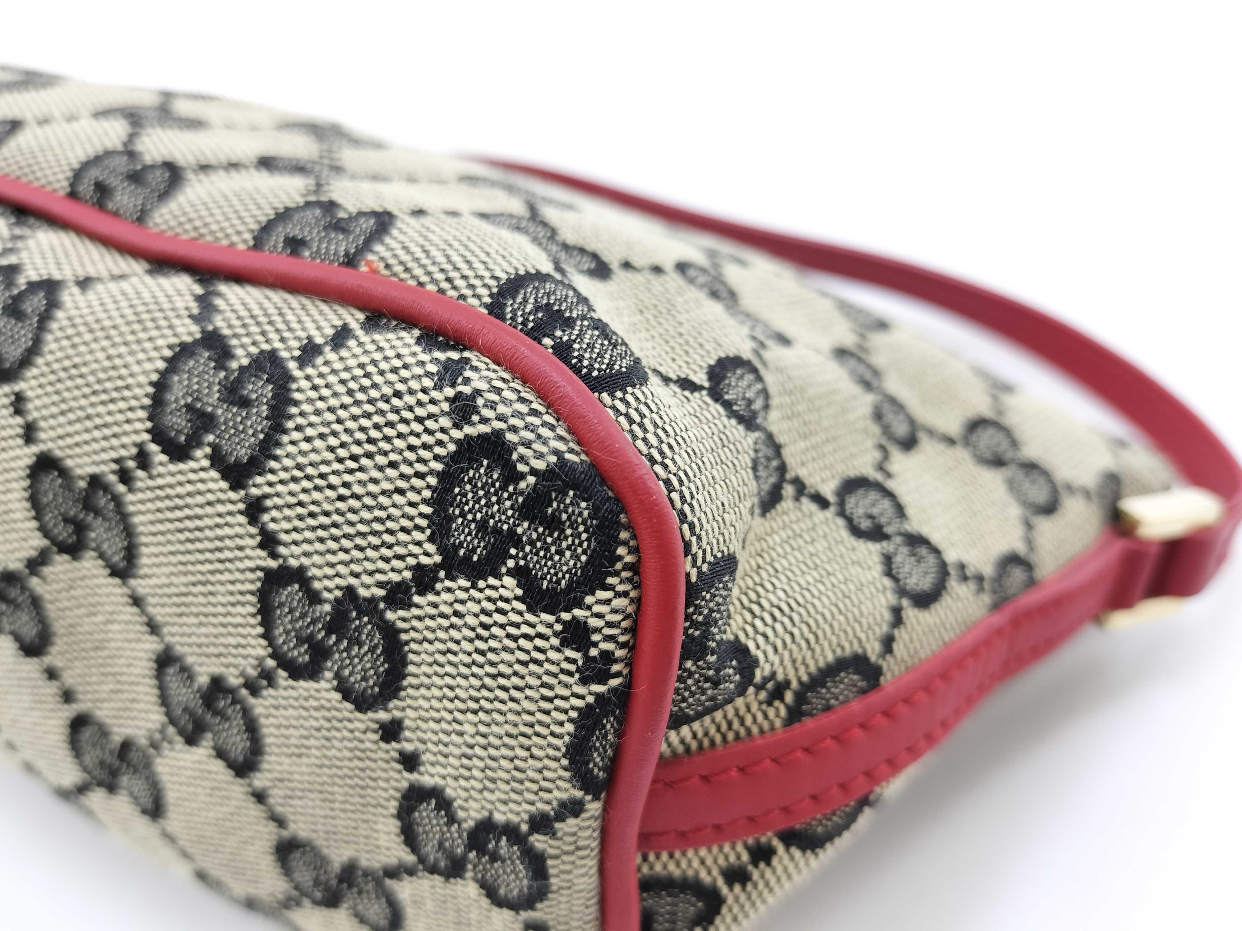 GG Canvas Accessory Pouch Handbag with GG Logo Plate 039 1103 006132 Handbag — view 5