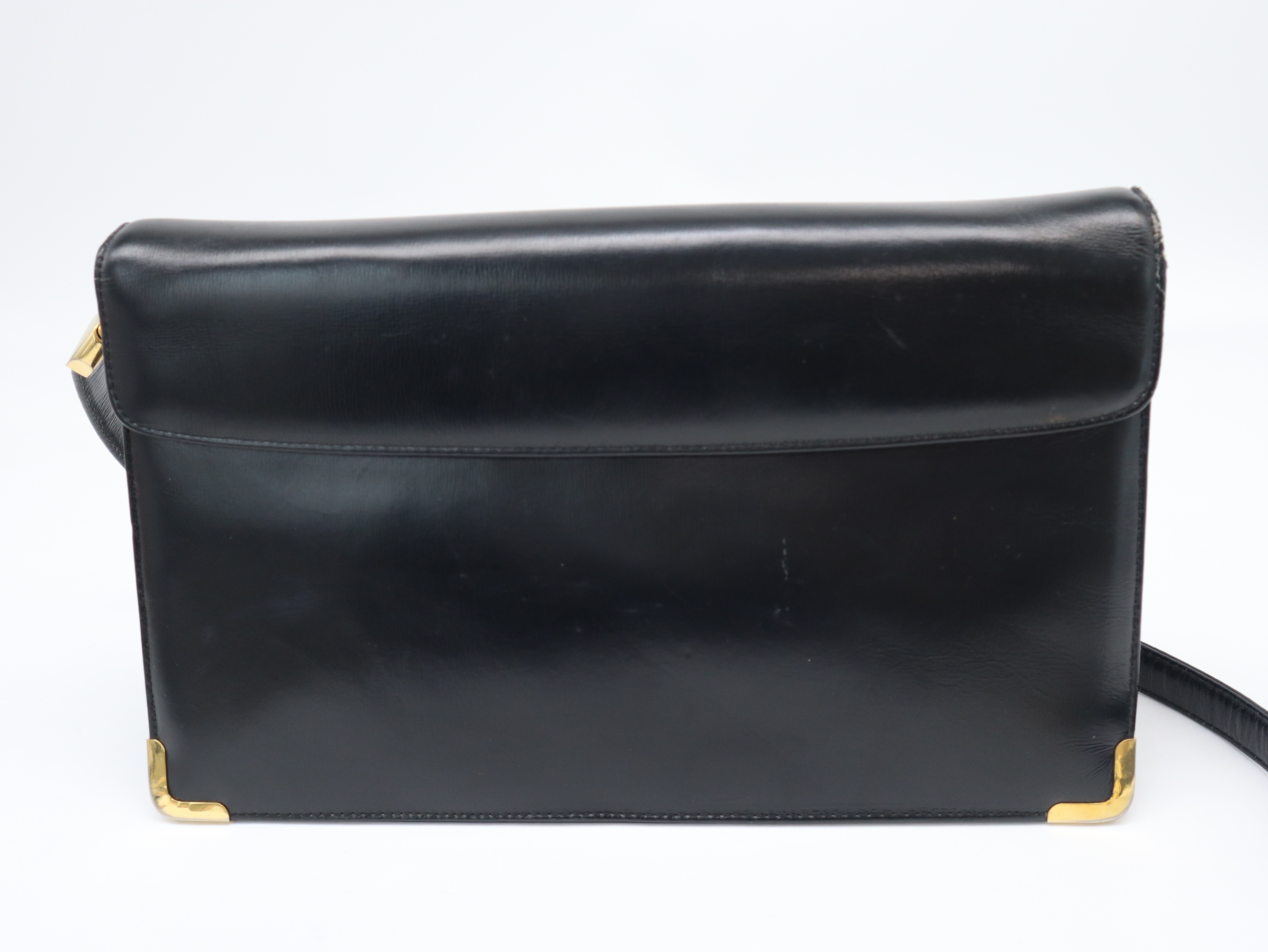 Leather Black Shoulder Bag — view 2