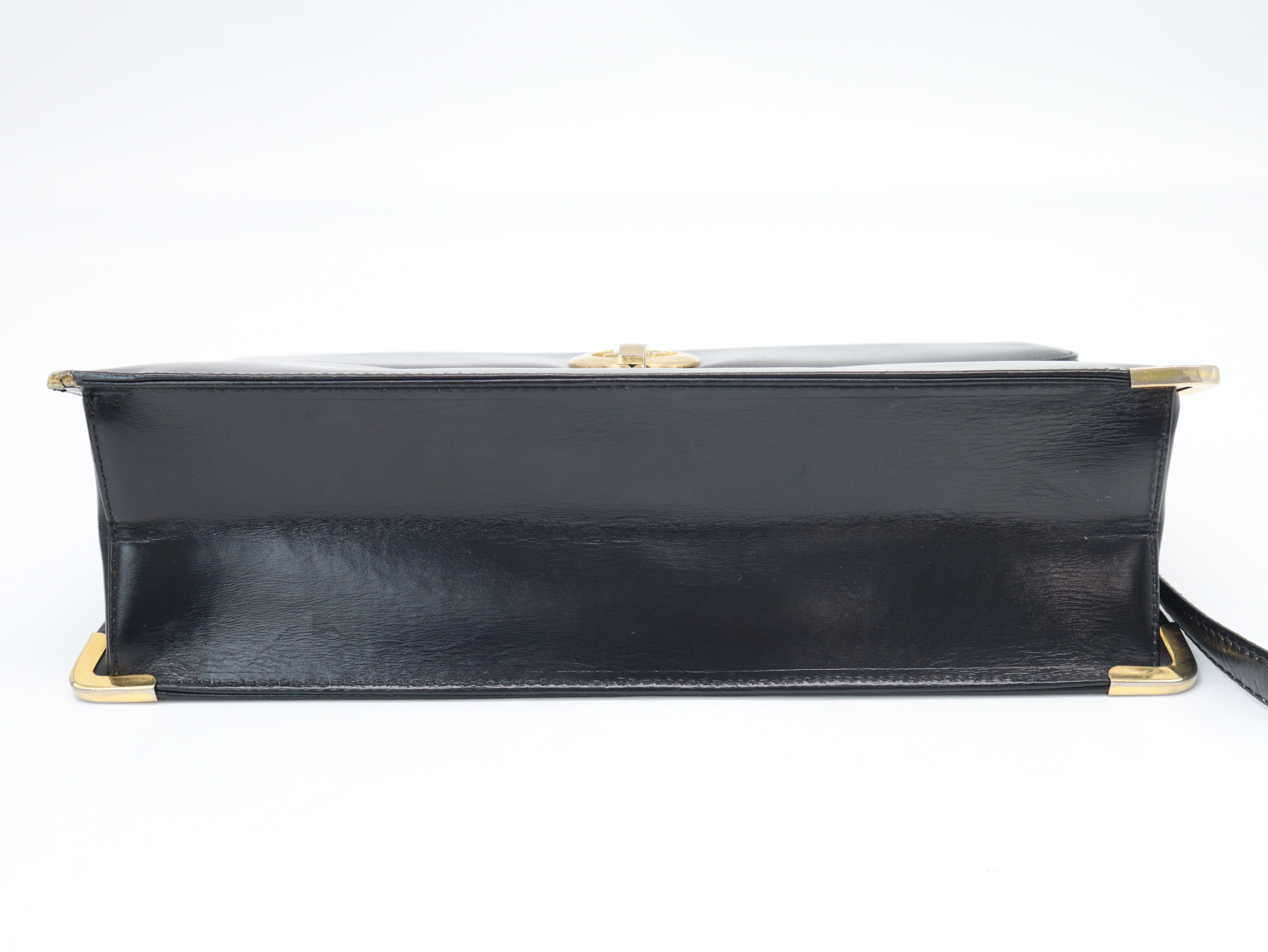 Leather Black Shoulder Bag — view 5