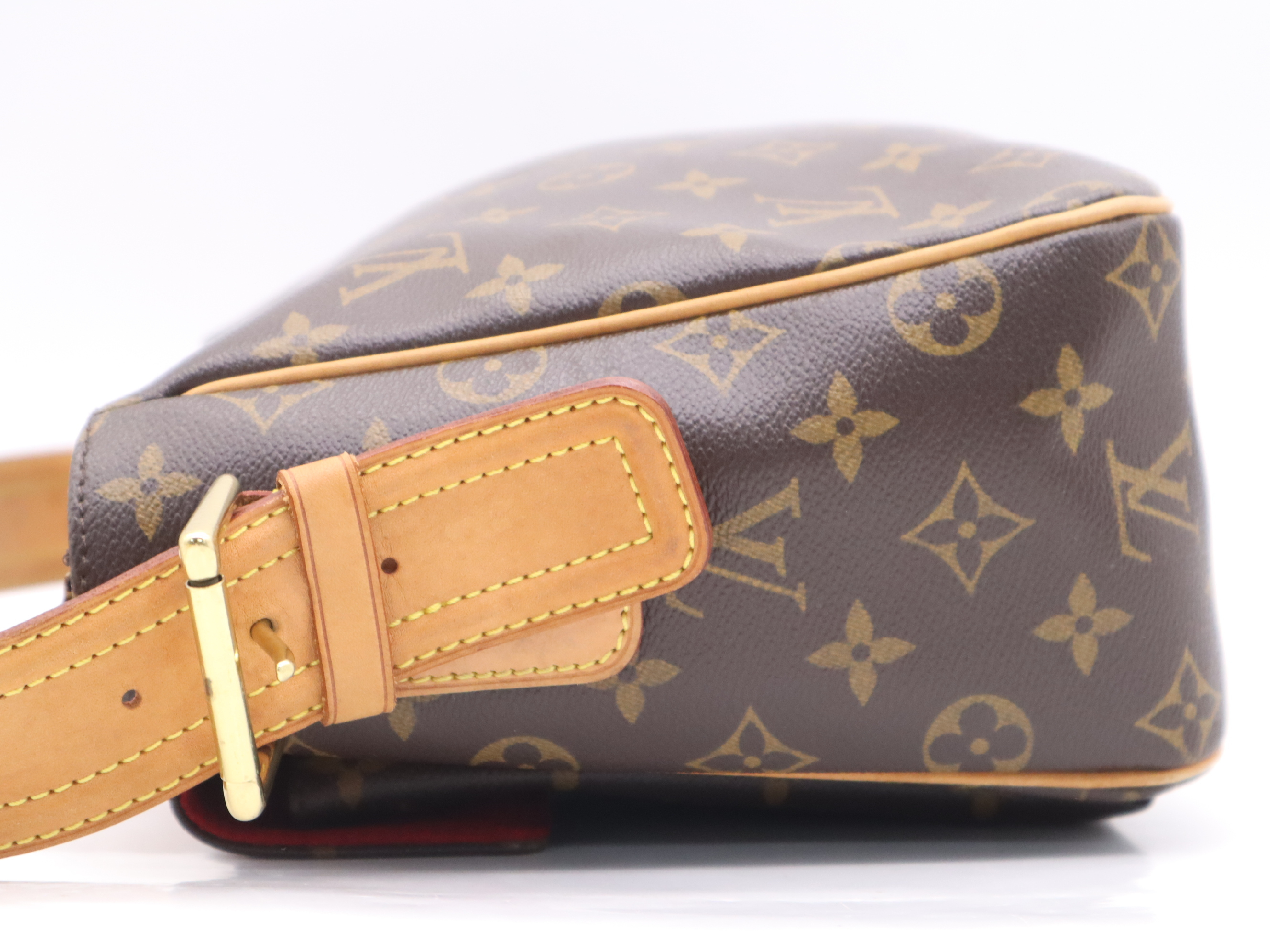 M51163 Monogram Viva Cite GM Shoulder Bag with Dust Bag — view 3