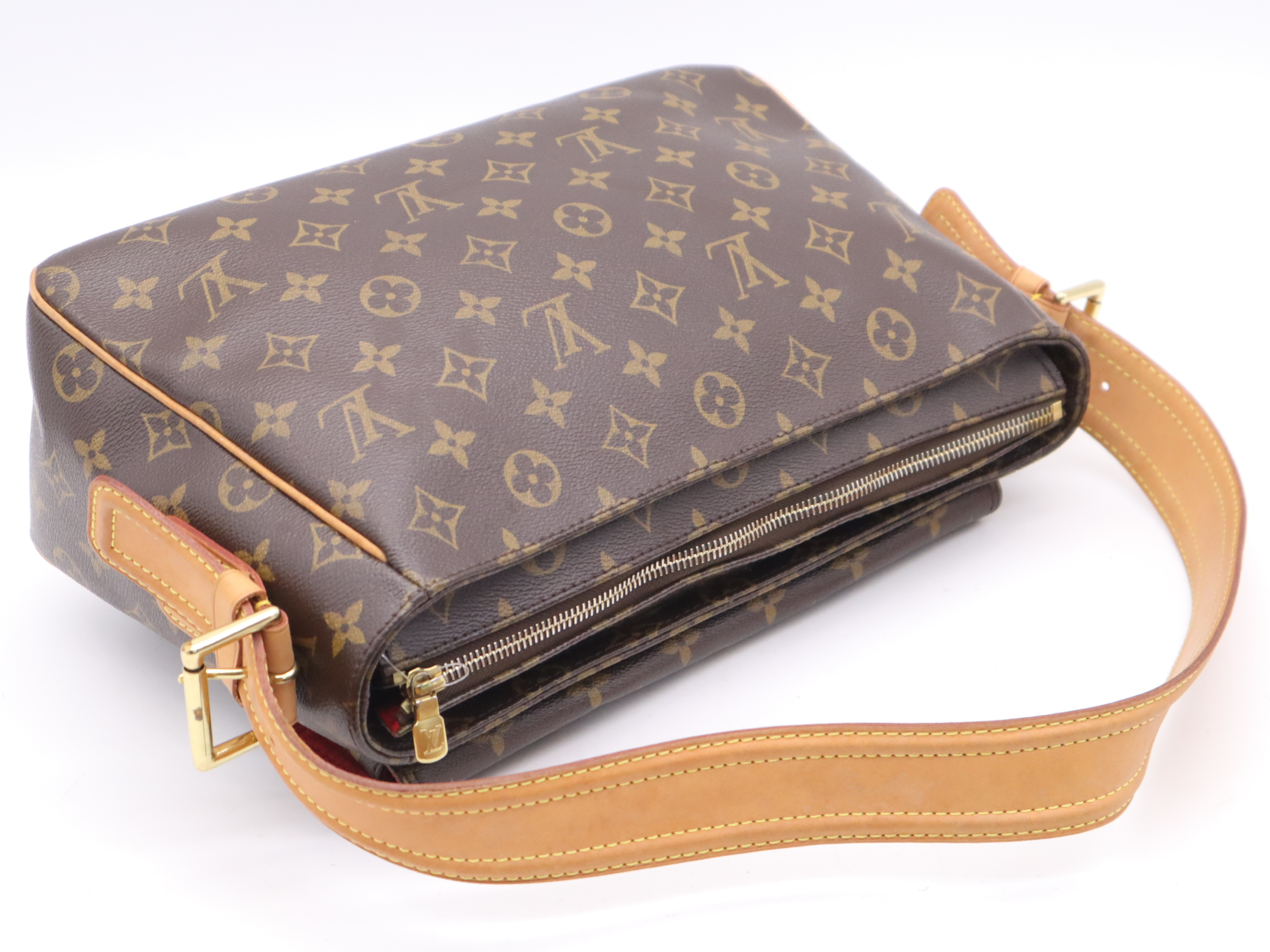 M51163 Monogram Viva Cite GM Shoulder Bag with Dust Bag — view 6