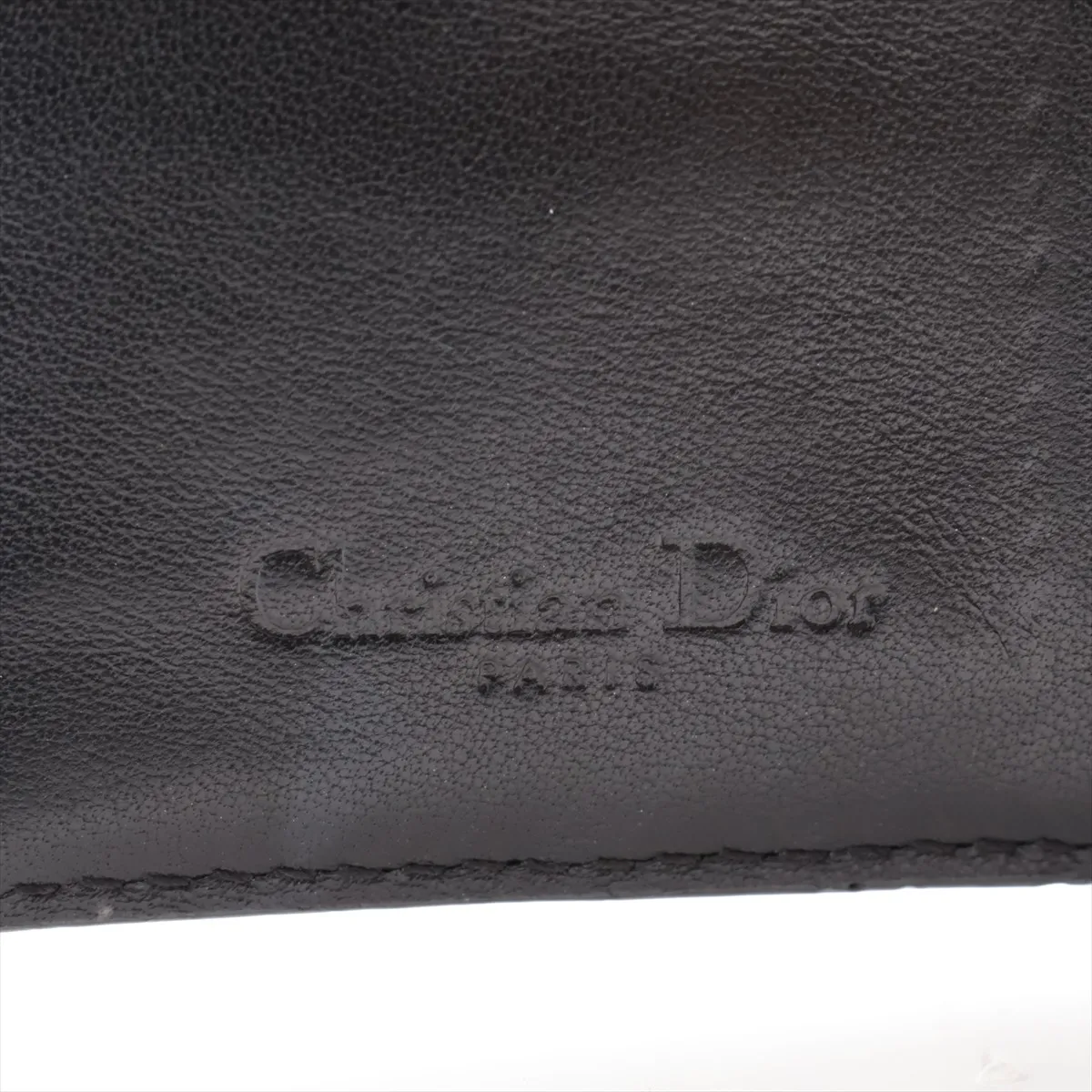 Lady Dior Cannage Patent Leather Card Case Black — view 5