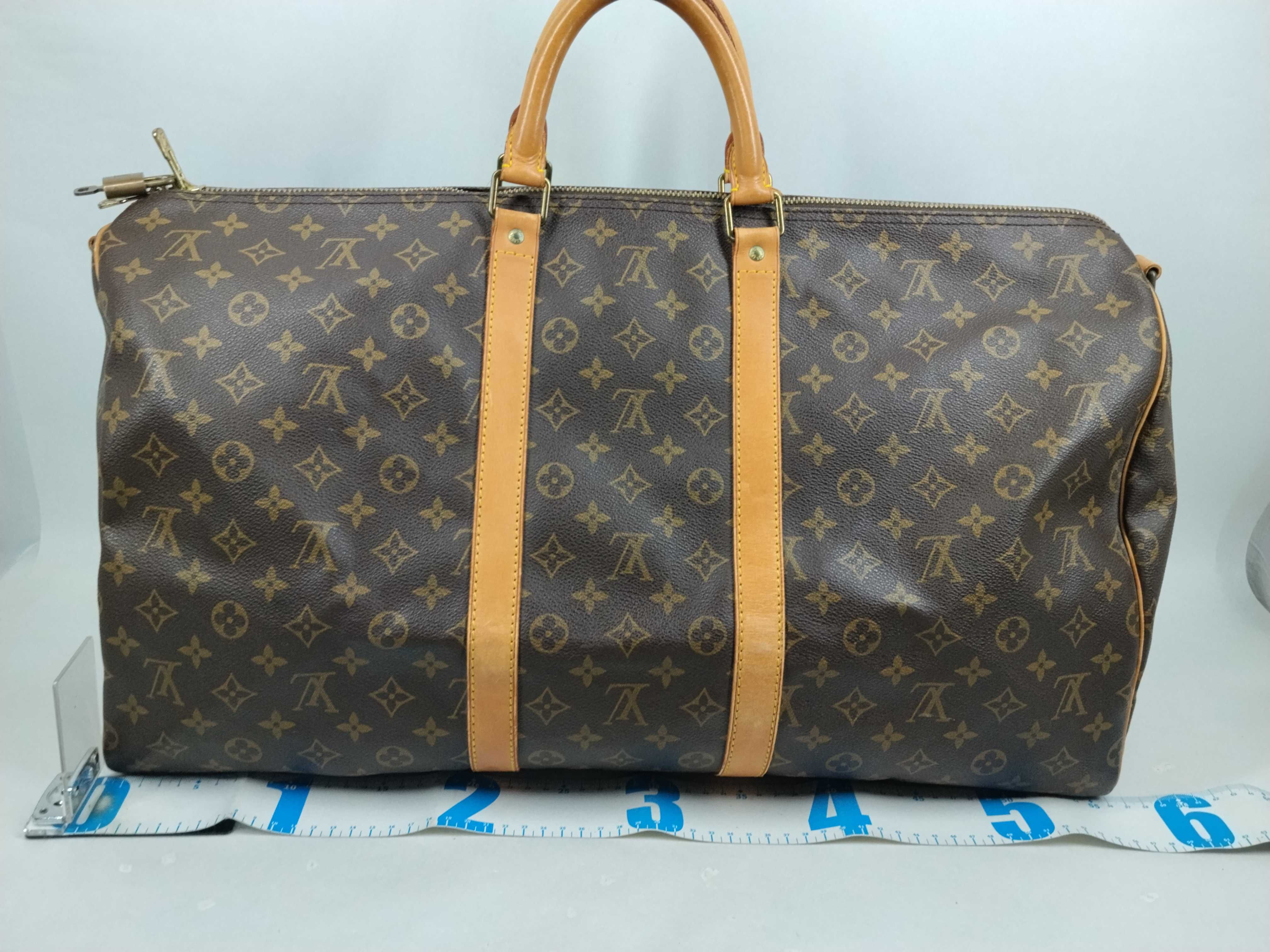 Monogram M41414 Keepall Bandoulière 55 Boston Bag — view 2
