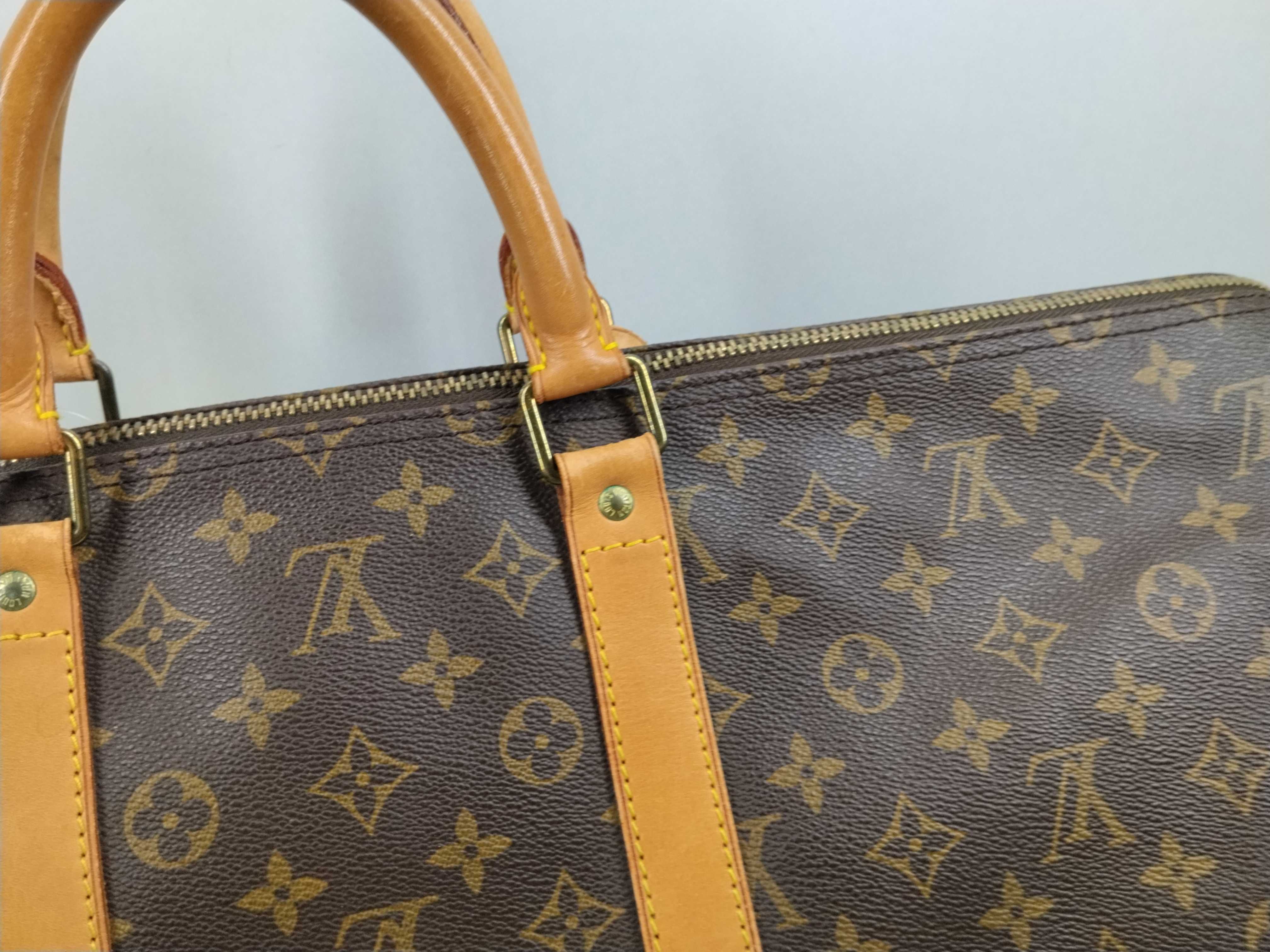 Monogram M41414 Keepall Bandoulière 55 Boston Bag — view 3