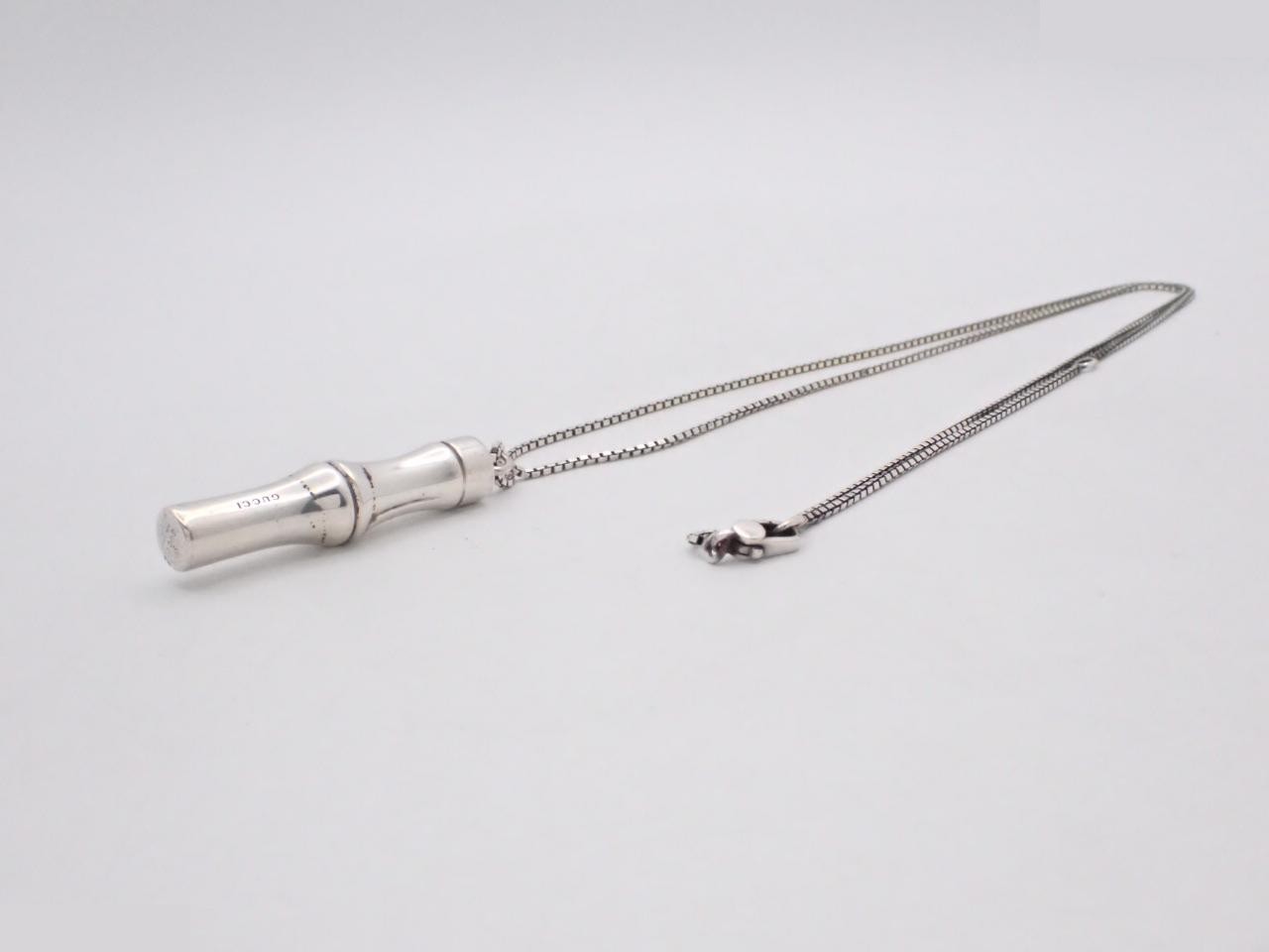 Bamboo necklace, SV925, 43.5g, chain approximately 80cm — view 3
