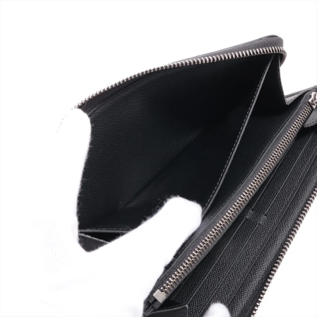 Monogram Eclipse Zippy Wallet Horizontal M11611 Noir Round Zip Wallet (RFID detected) — view 4