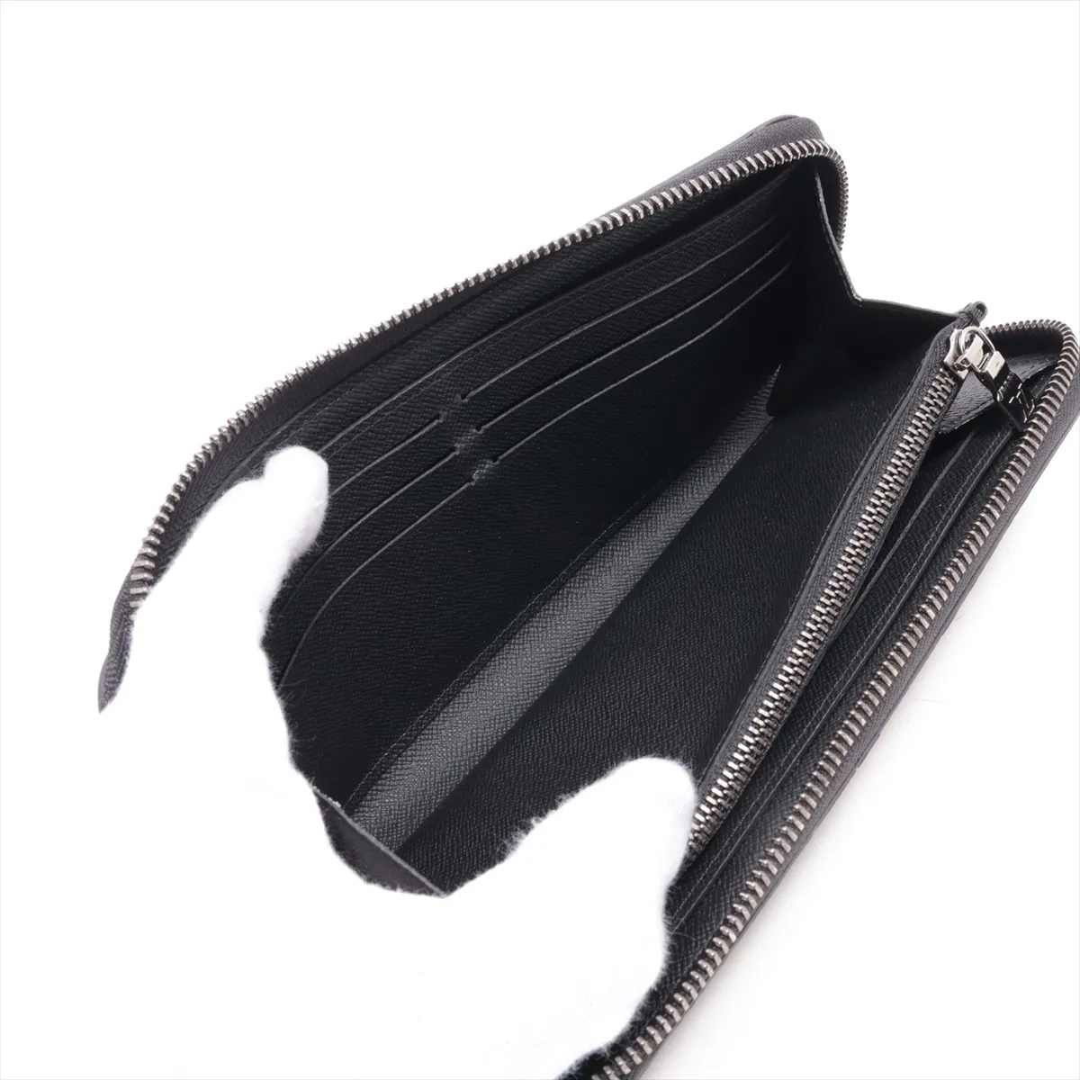 Monogram Eclipse Zippy Wallet Horizontal M11611 Noir Round Zip Wallet (RFID detected) — view 5