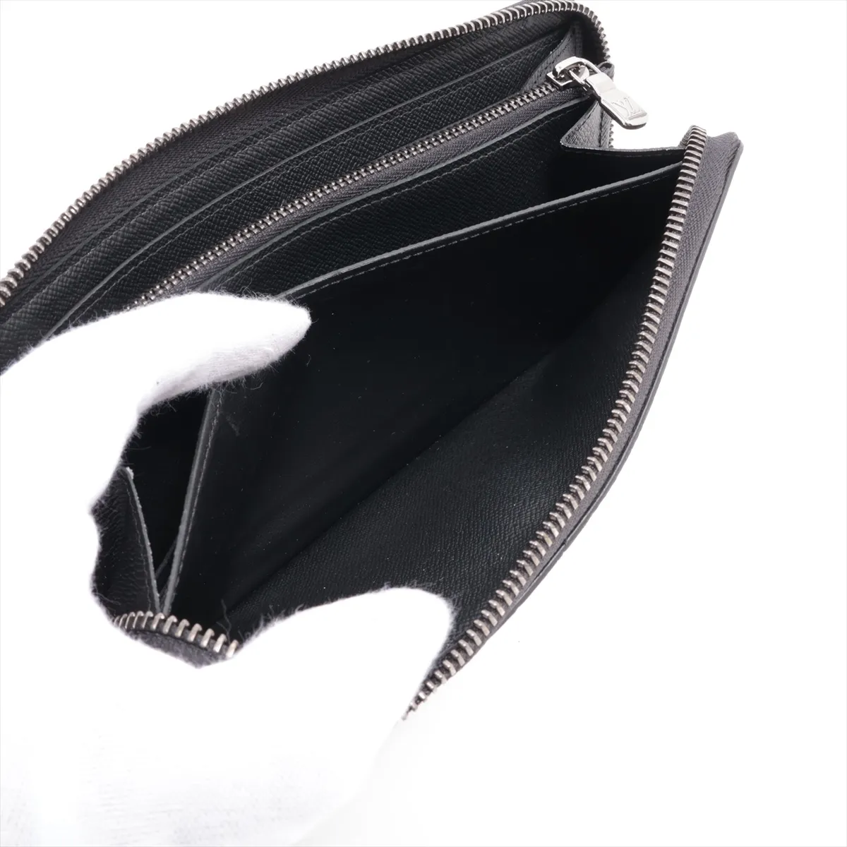Monogram Eclipse Zippy Wallet Horizontal M11611 Noir Round Zip Wallet (RFID detected) — view 6
