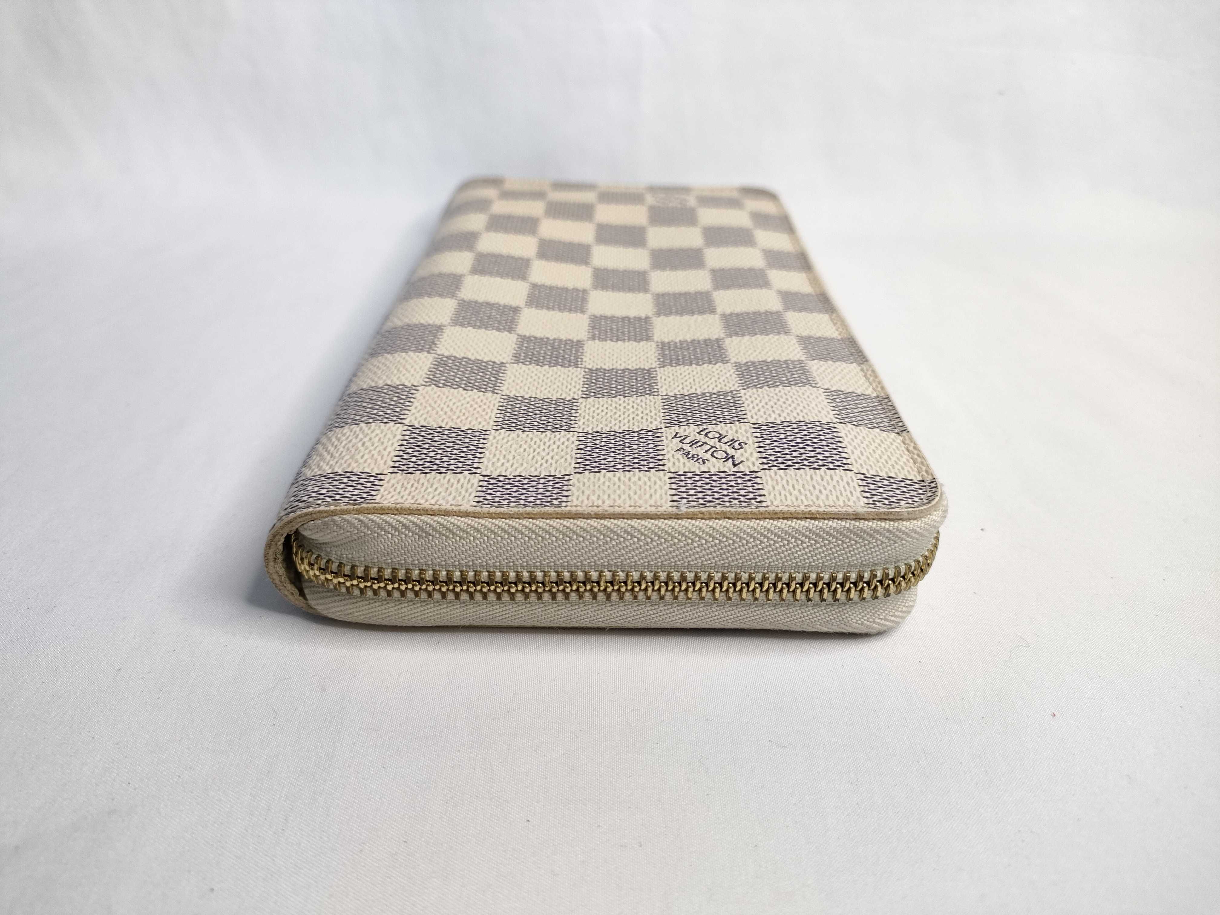 Damier Azur Zippy Organizer Round Zipper Long Wallet — view 5