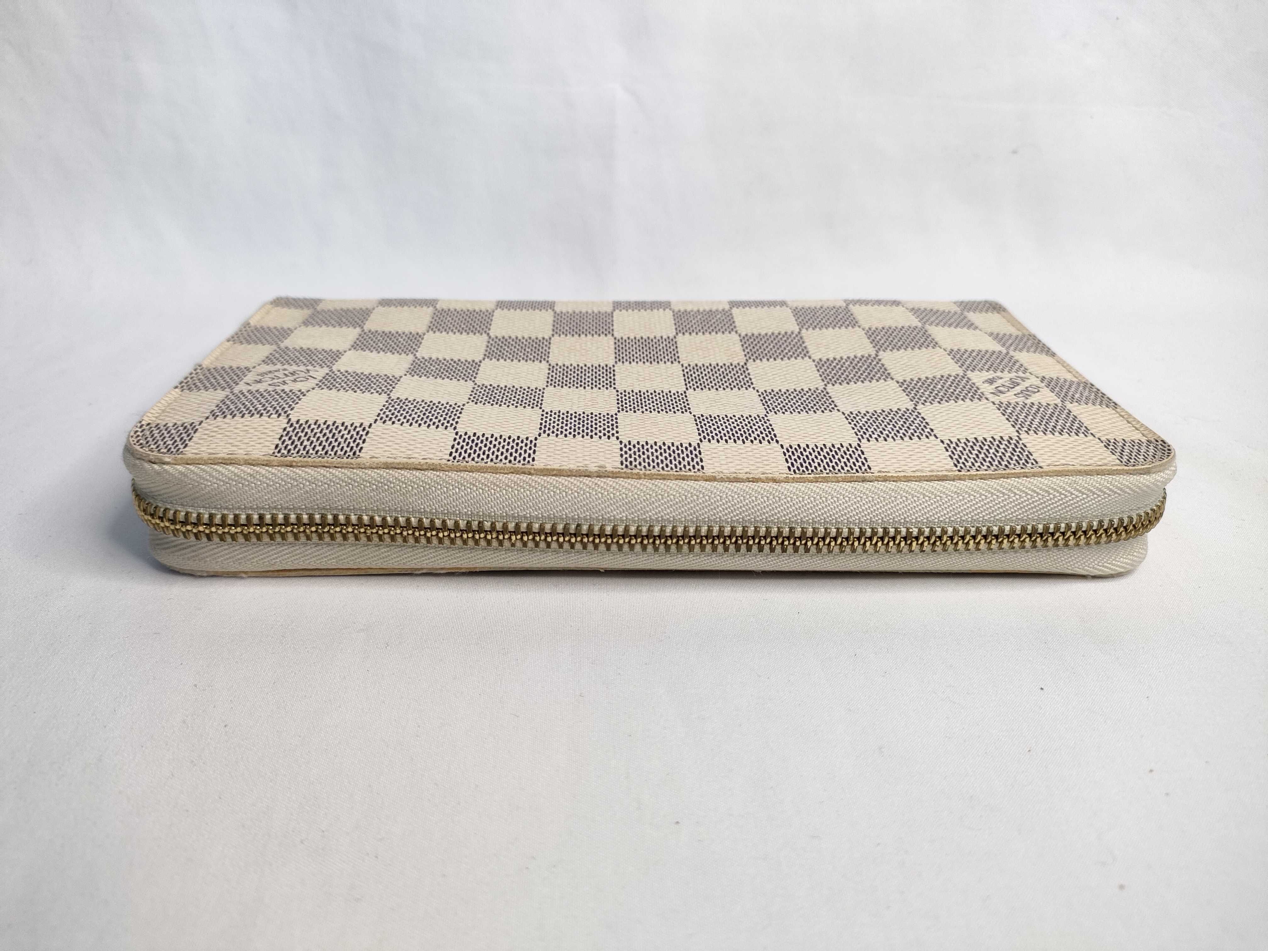 Damier Azur Zippy Organizer Round Zipper Long Wallet — view 6
