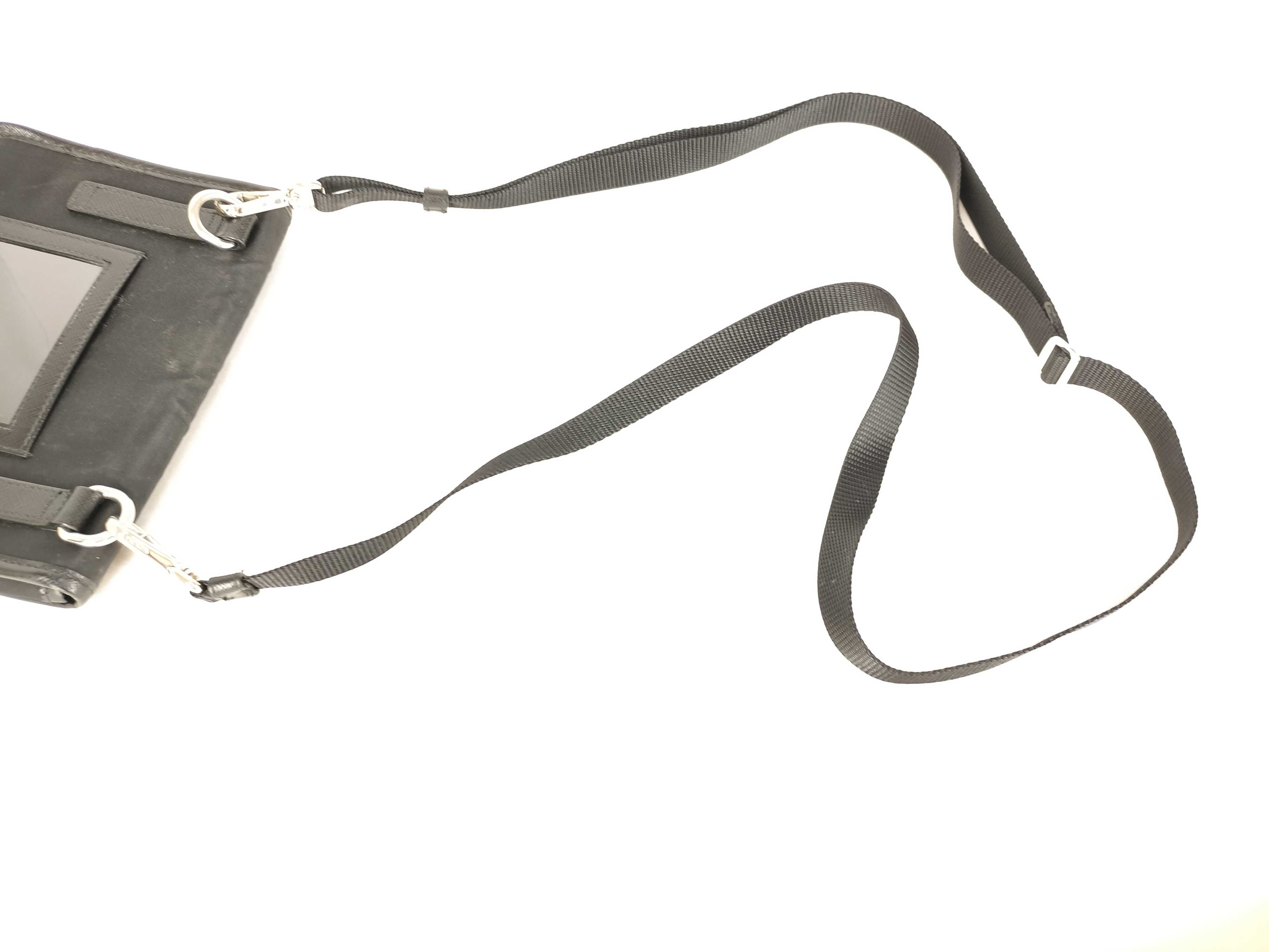 Nylon Prada Pocono Shoulder Bag, Black — view 3