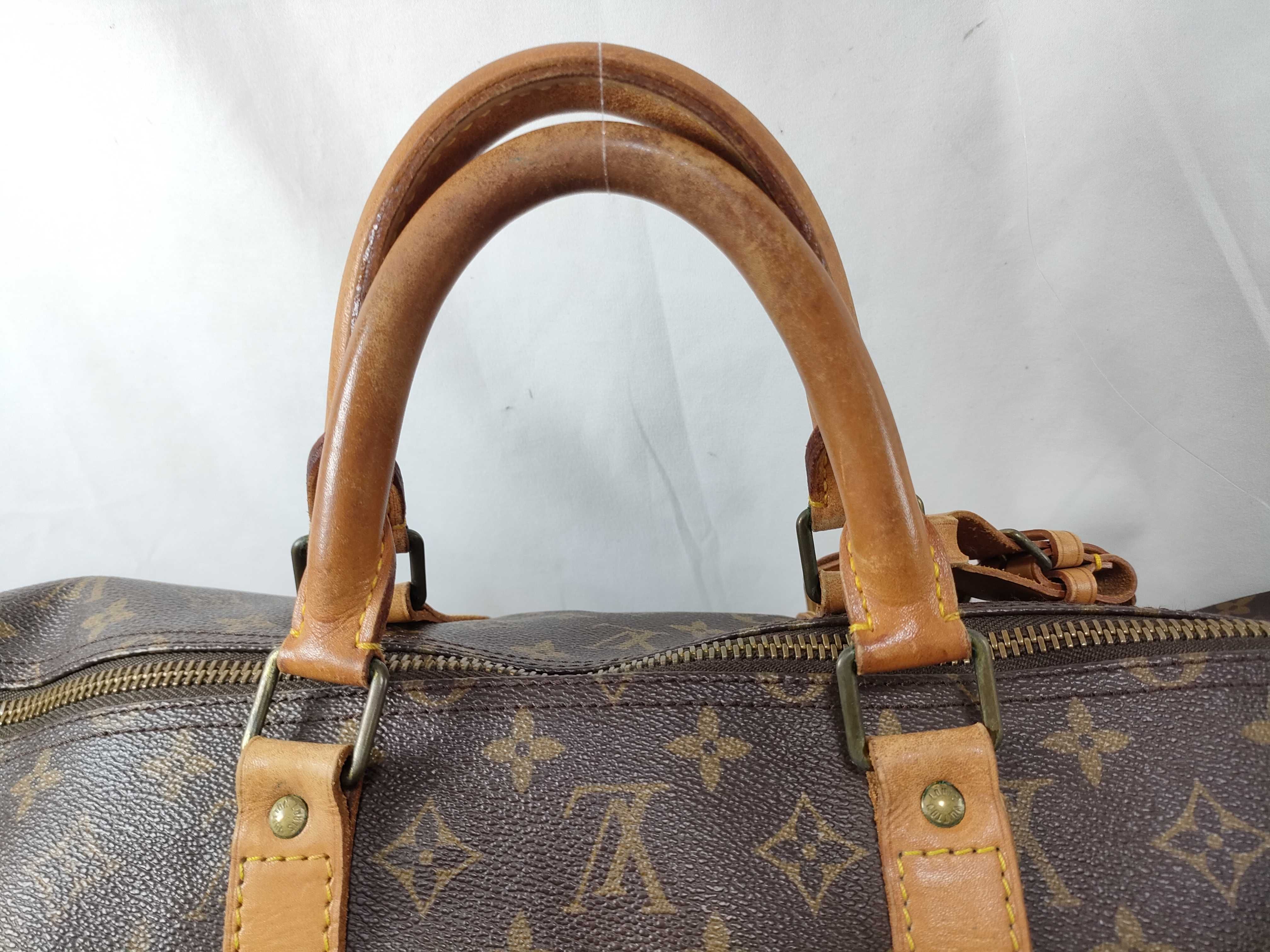 Monogram Keepall 60 M41422 MI882 Boston Bag — view 3