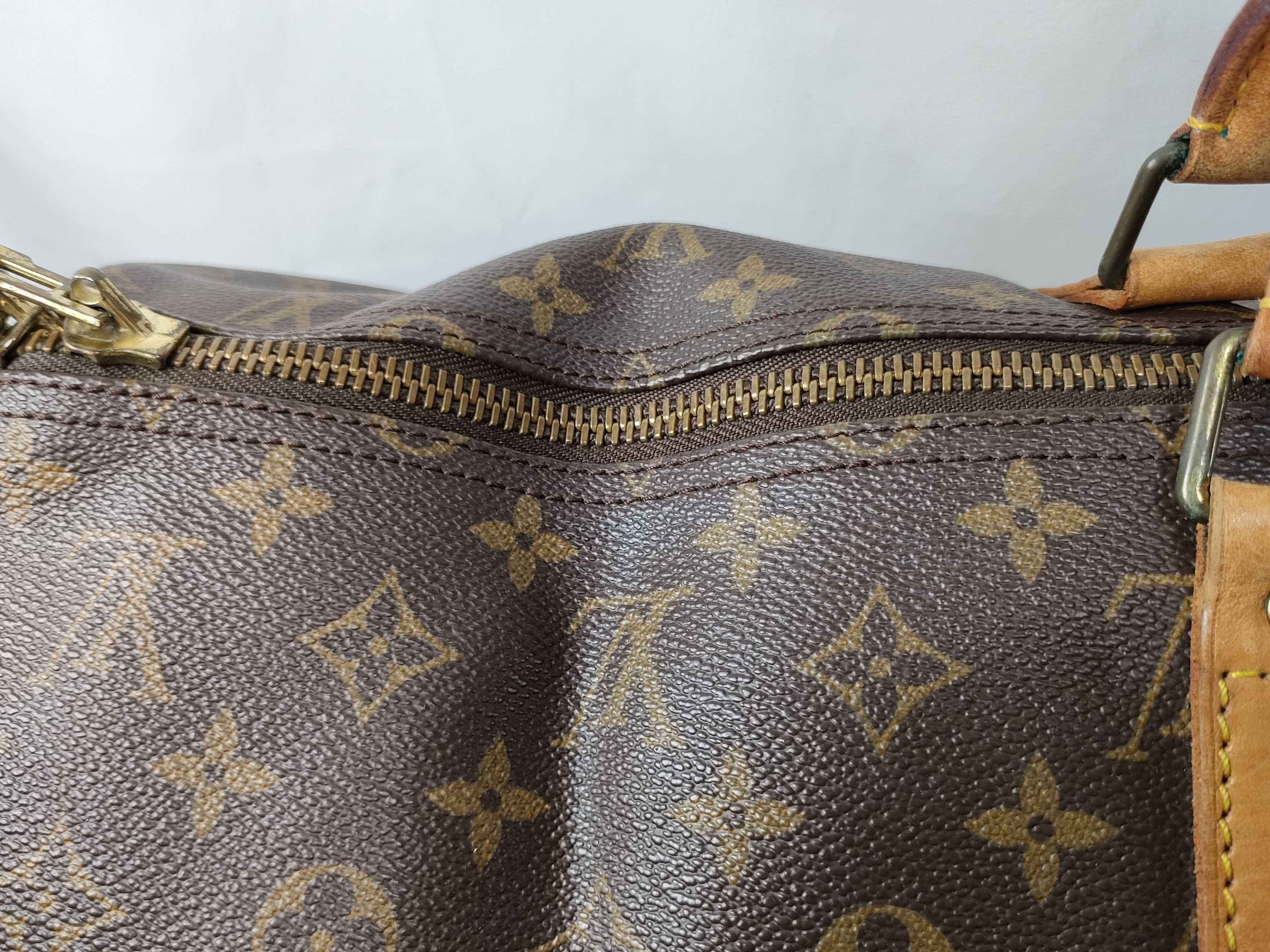 Monogram Keepall 60 M41422 MI882 Boston Bag — view 4