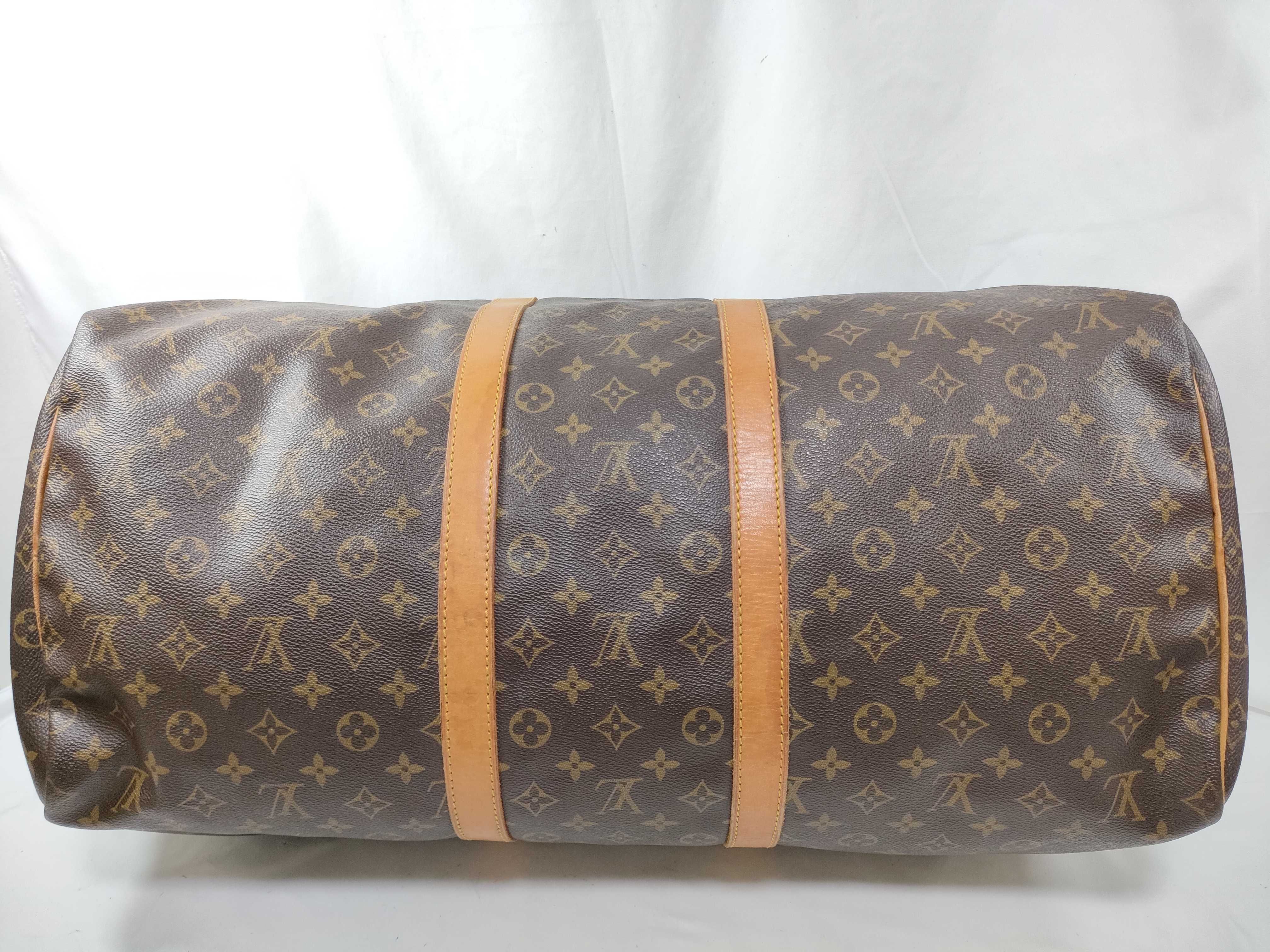 Monogram Keepall 60 M41422 MI882 Boston Bag — view 9