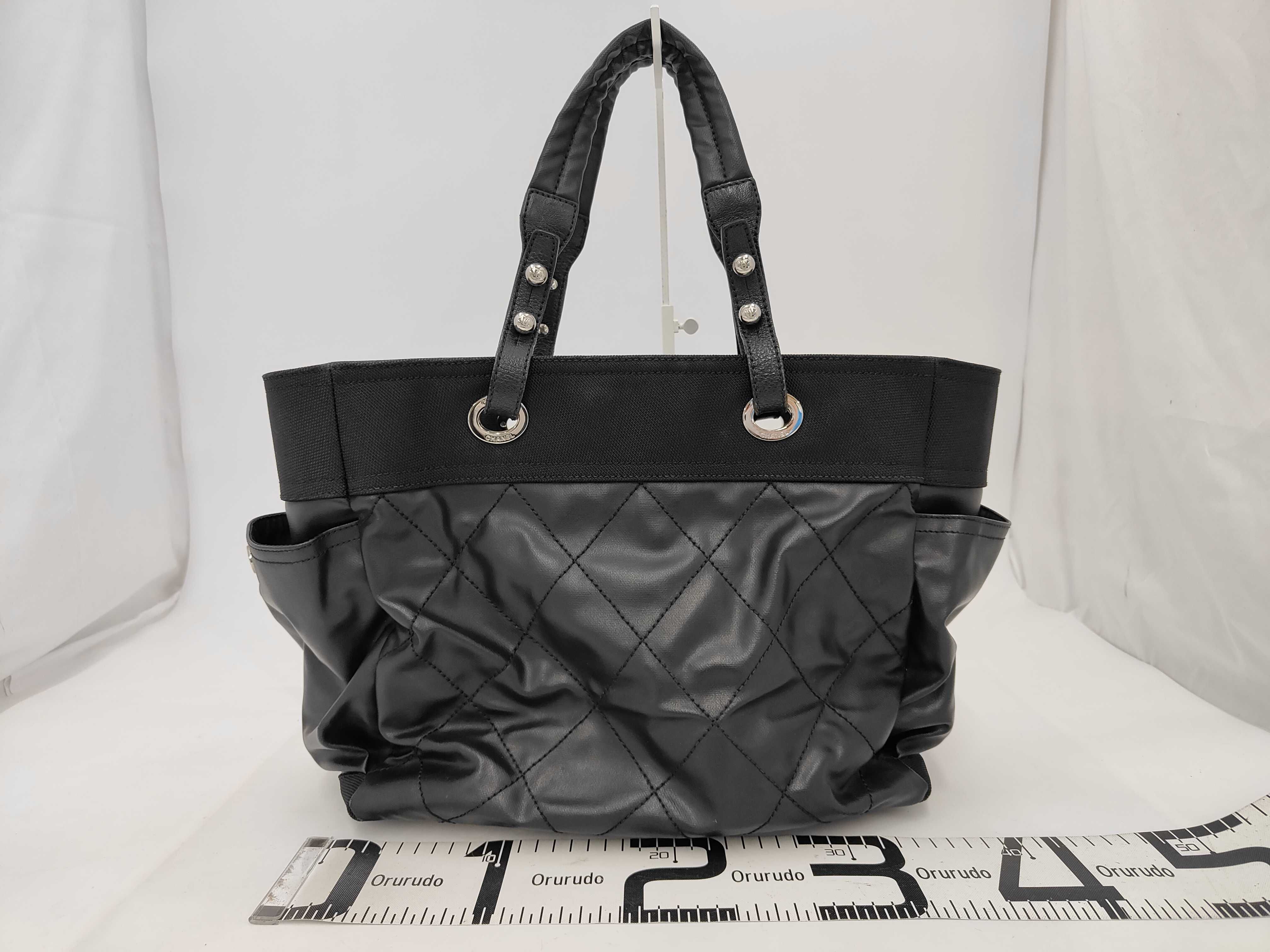 Paris Biarritz Tote Bag (Black) — view 2