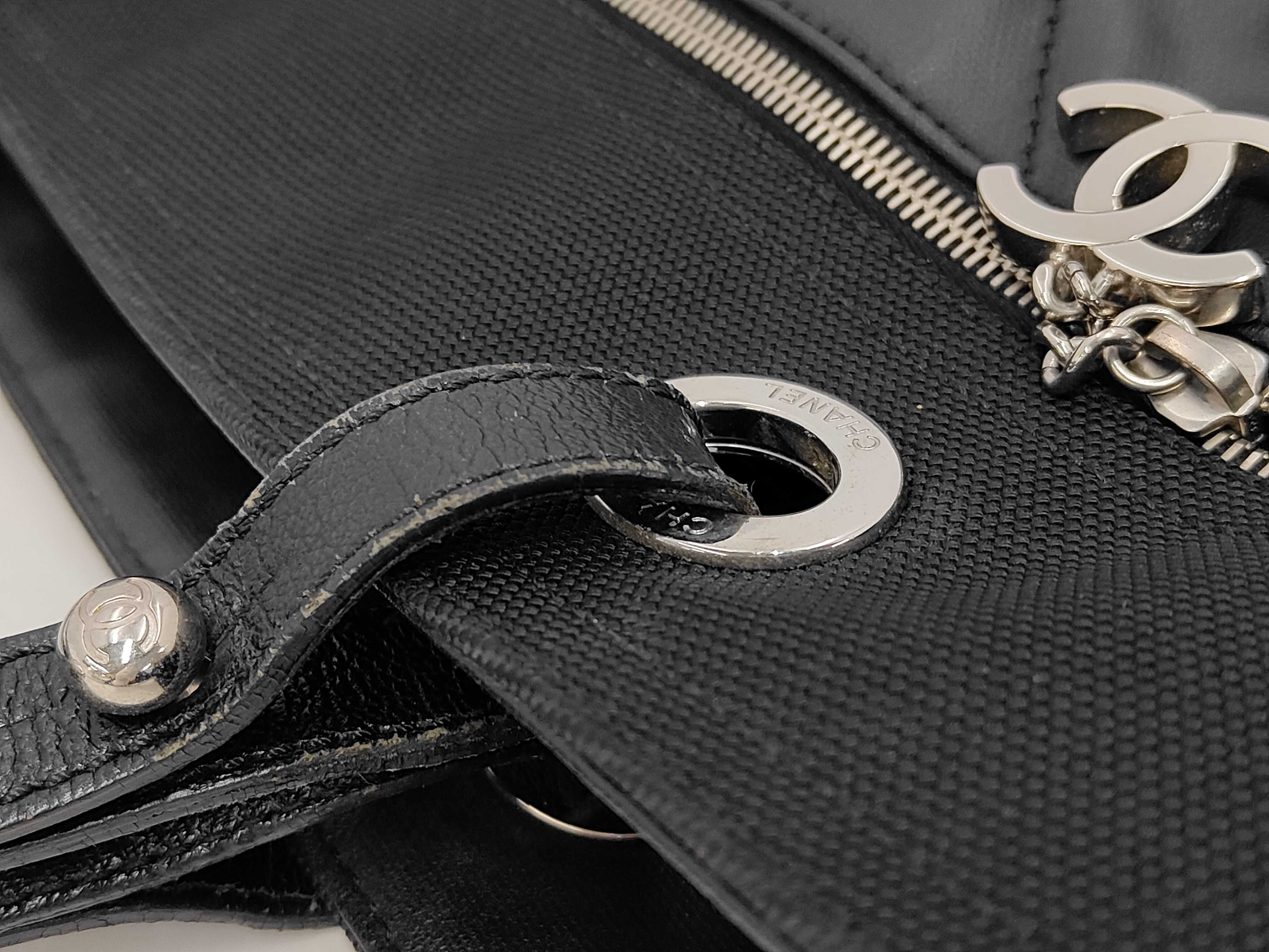 Paris Biarritz Tote Bag (Black) — view 5