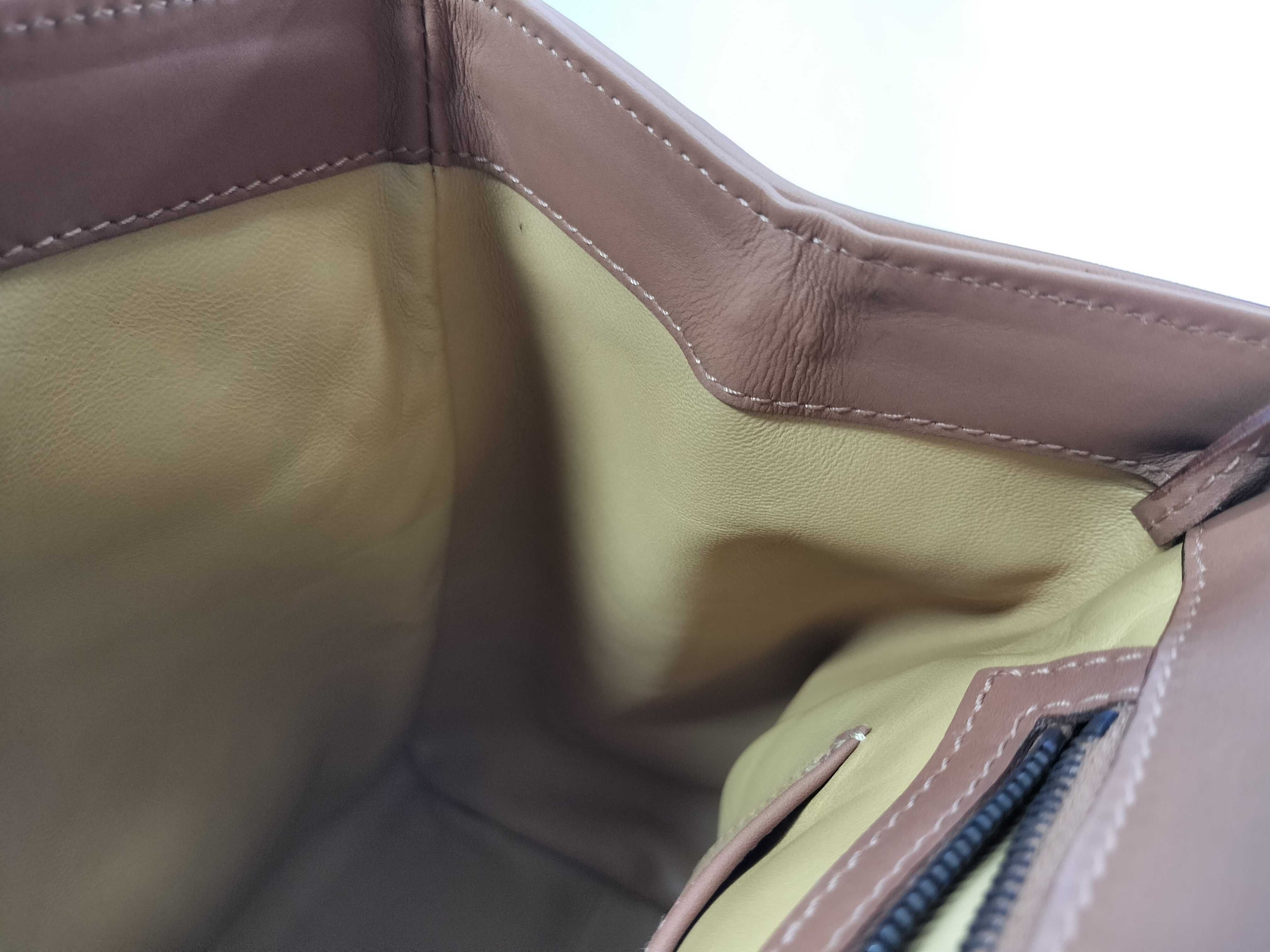 Top Handle Handbag, Brown, 101671 205118 — view 13