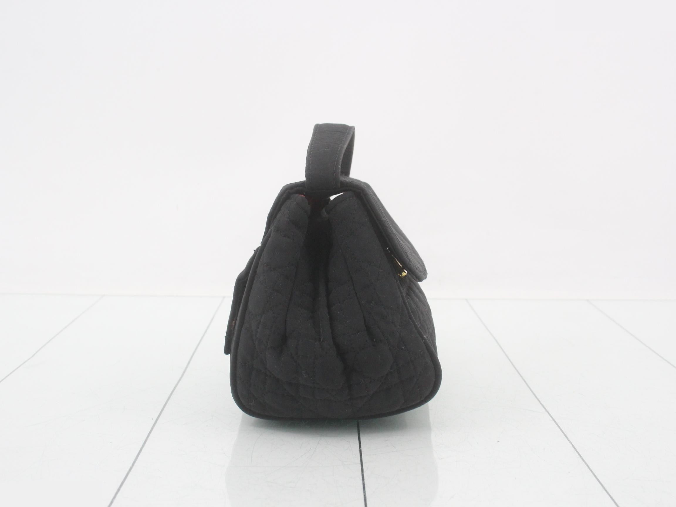 Cannage Mini Handbag, W: 12 x H: 10 x D: 10 cm, Black — view 4