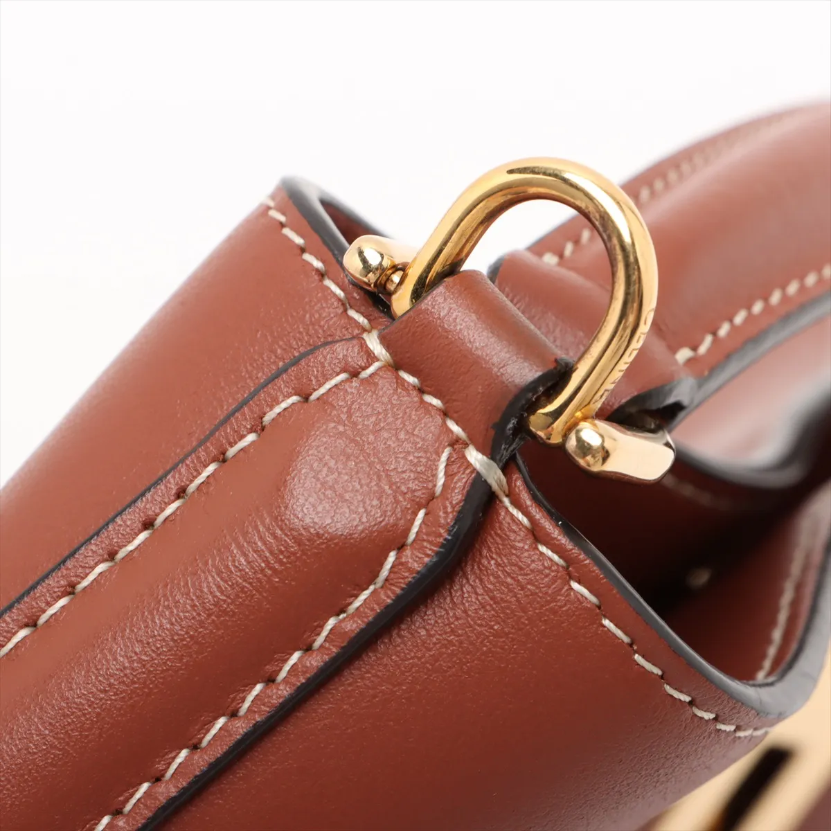 Teen Bucket 16 Leather 2-Way Handbag Brown — view 11