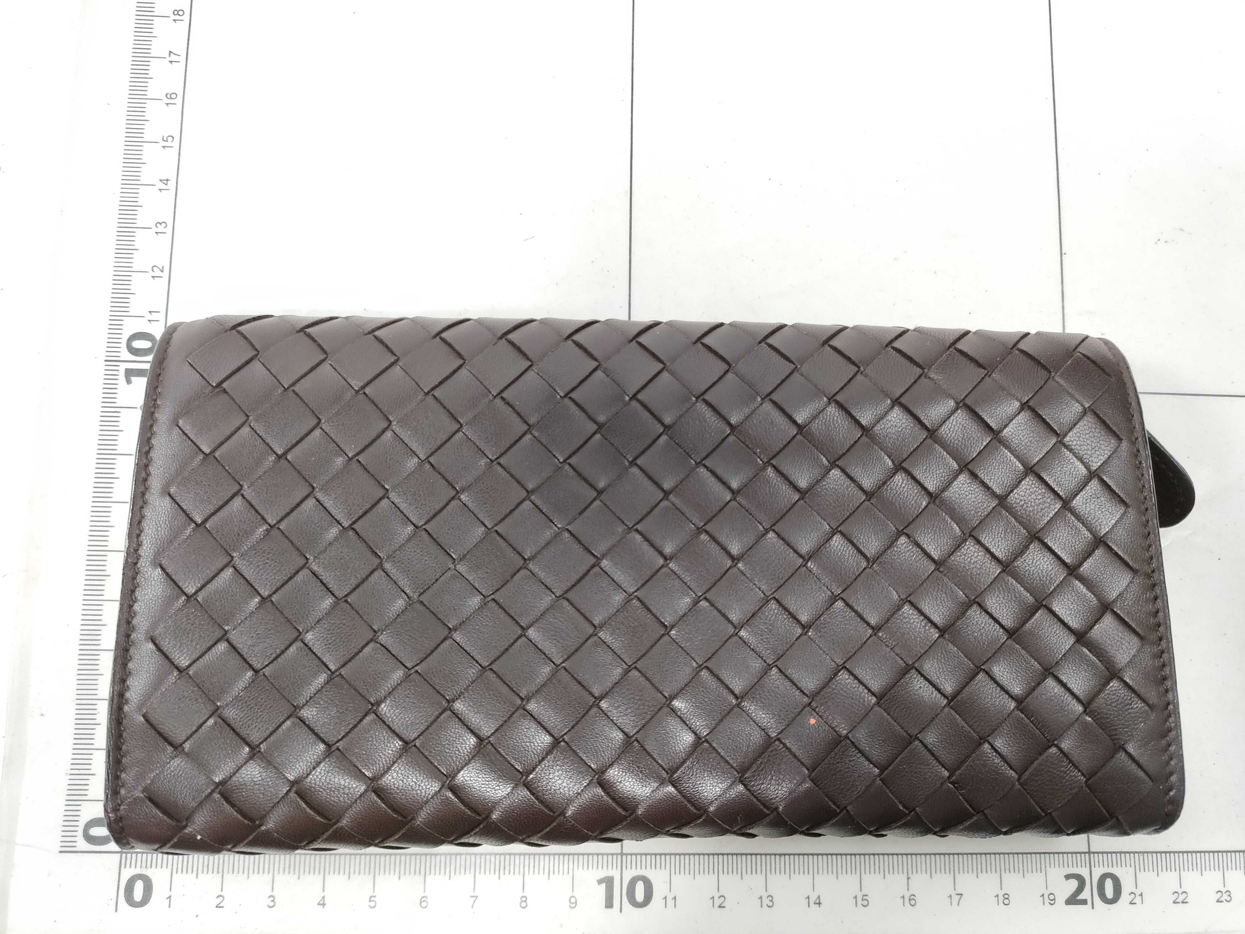 Intrecciato Leather Long Wallet — view 2