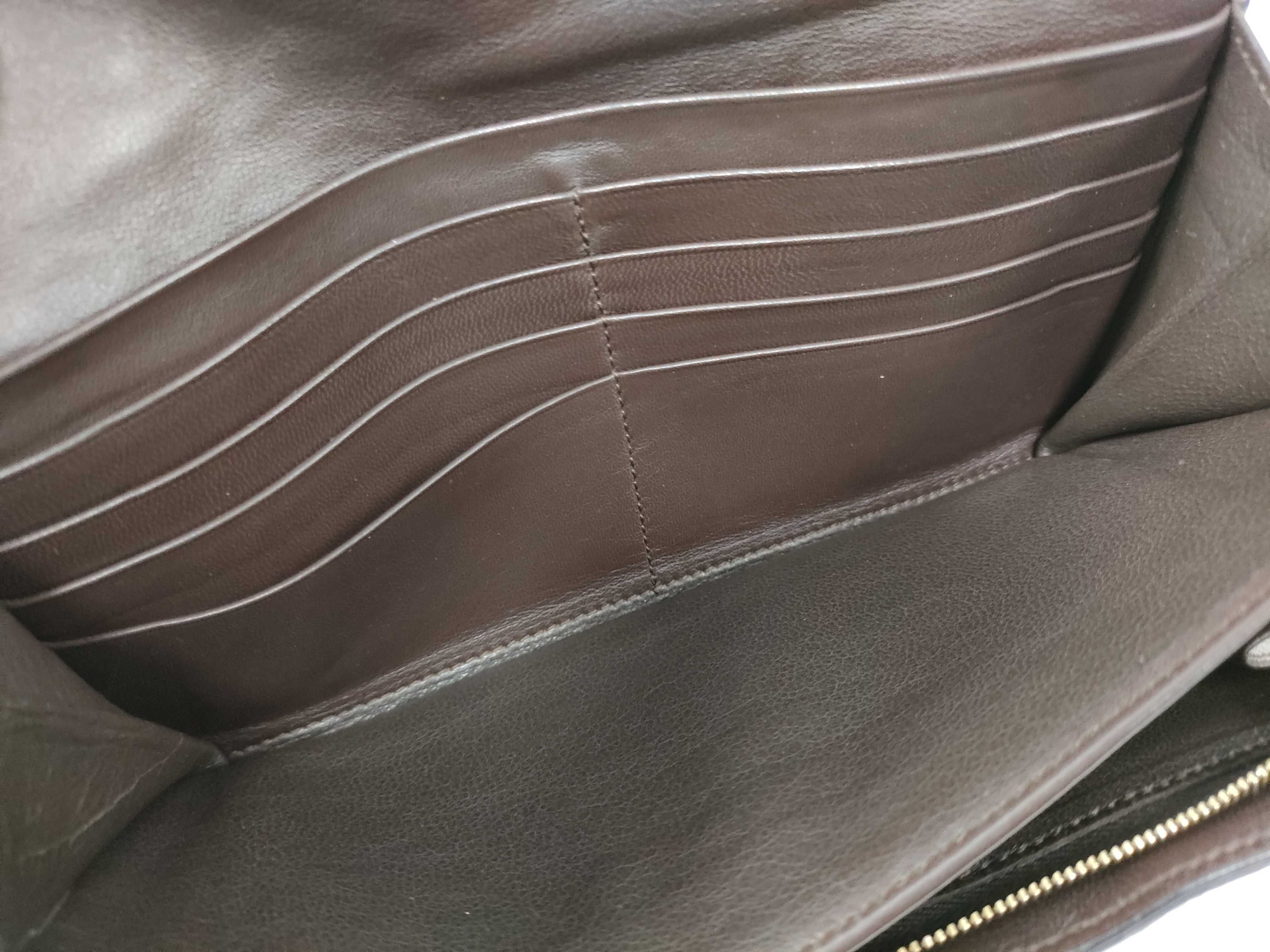 Intrecciato Leather Long Wallet — view 11