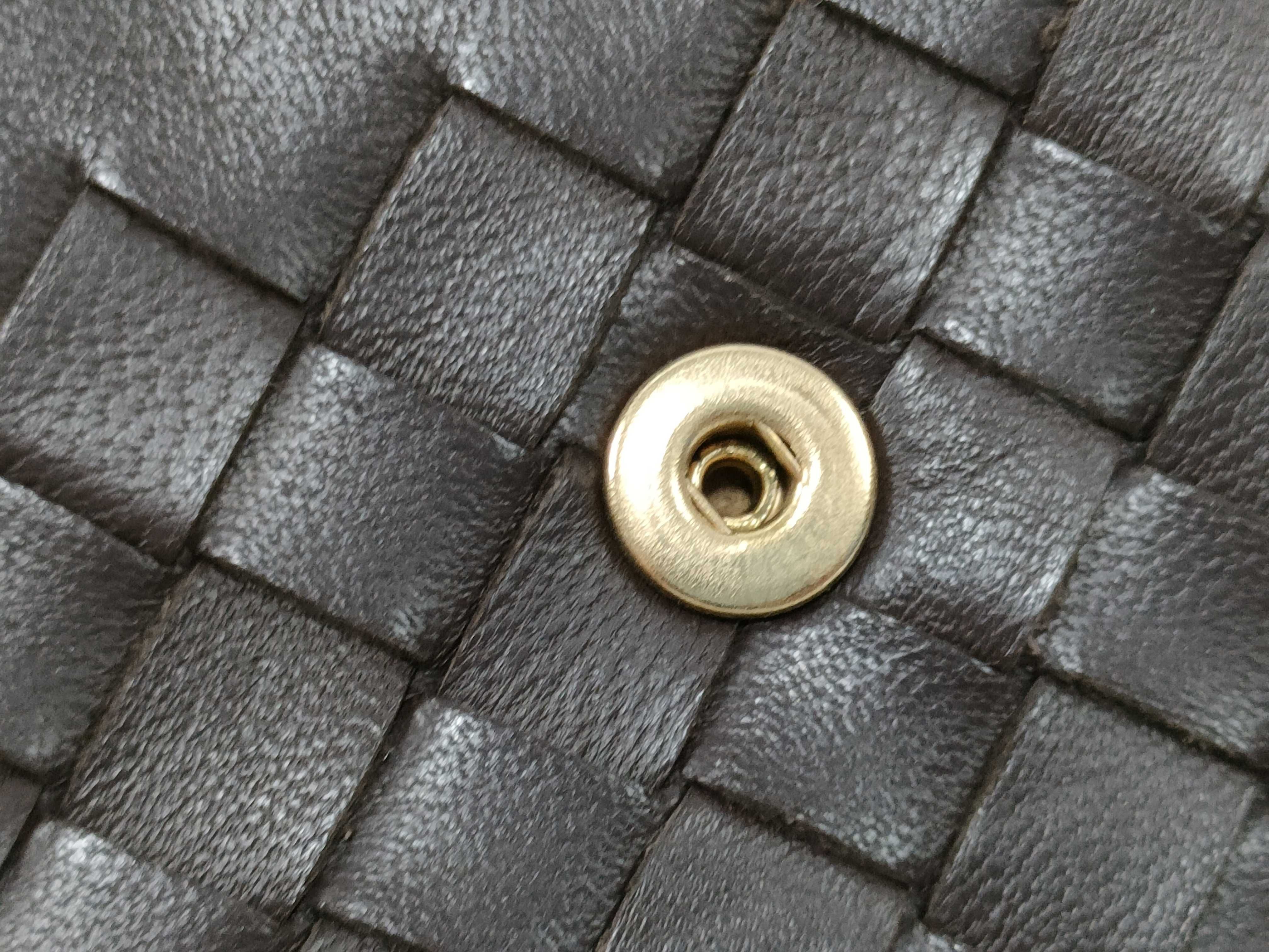 Intrecciato Leather Long Wallet — view 7