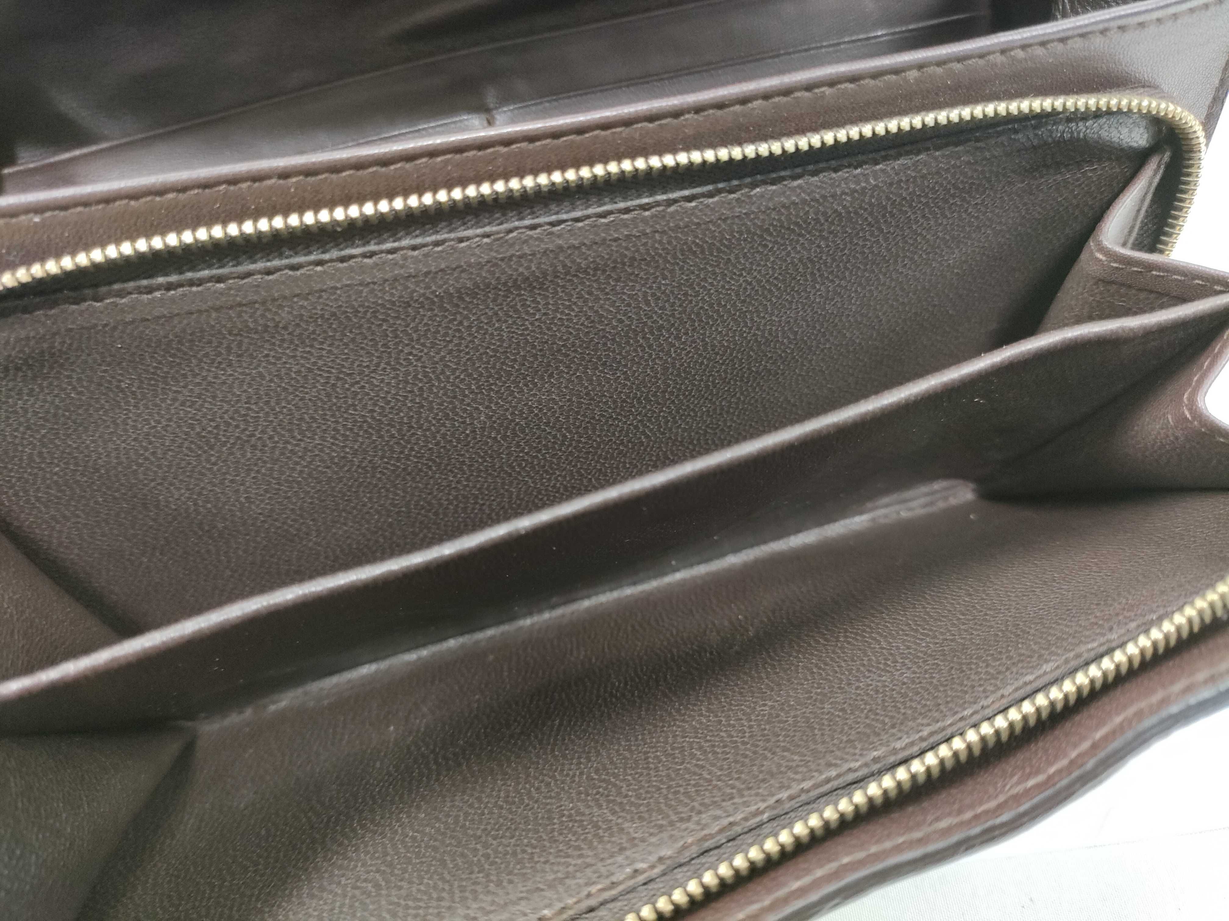 Intrecciato Leather Long Wallet — view 9