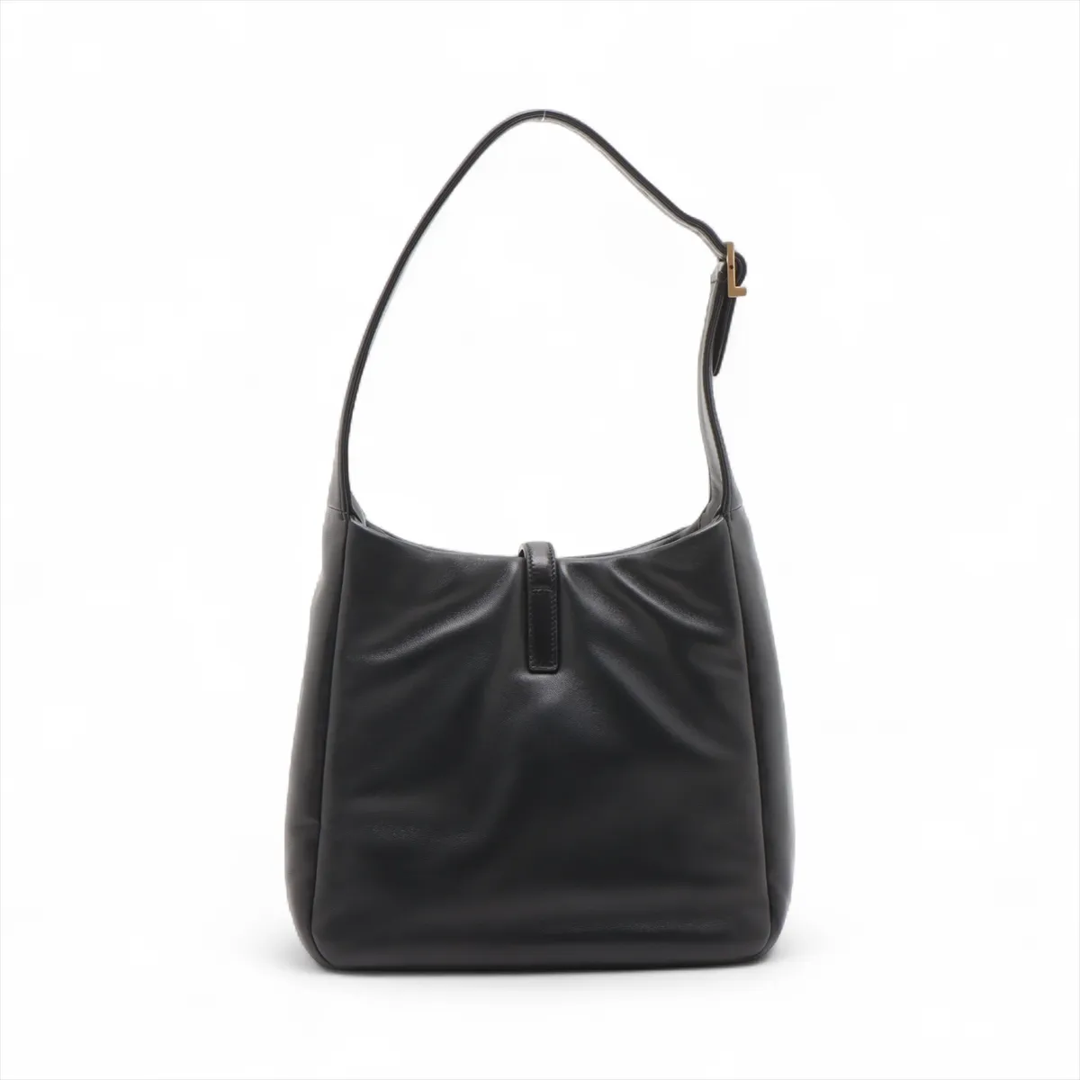 LE 5 A 7 Small Leather Shoulder Bag, Black, 763480 — view 2