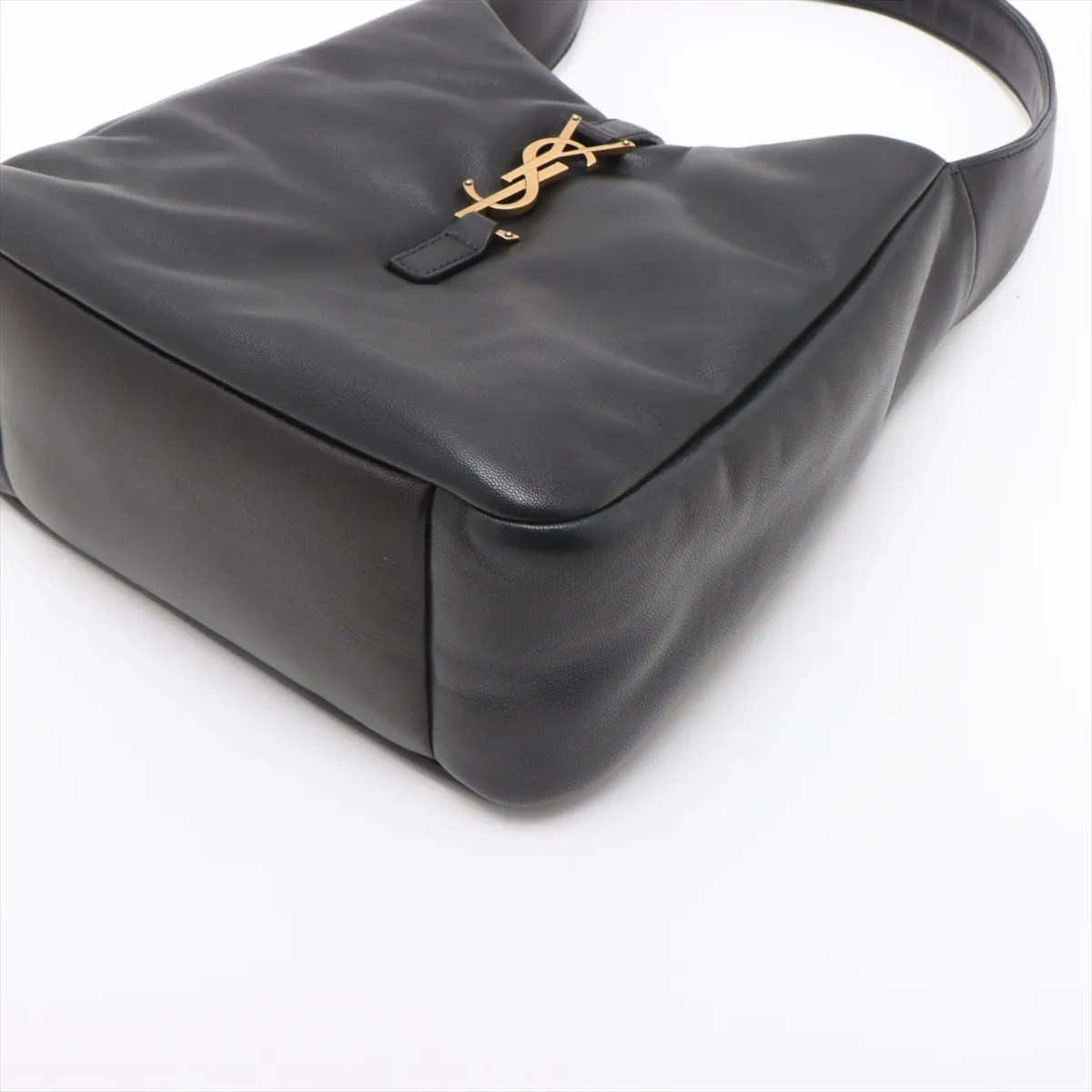 LE 5 A 7 Small Leather Shoulder Bag, Black, 763480 — view 3