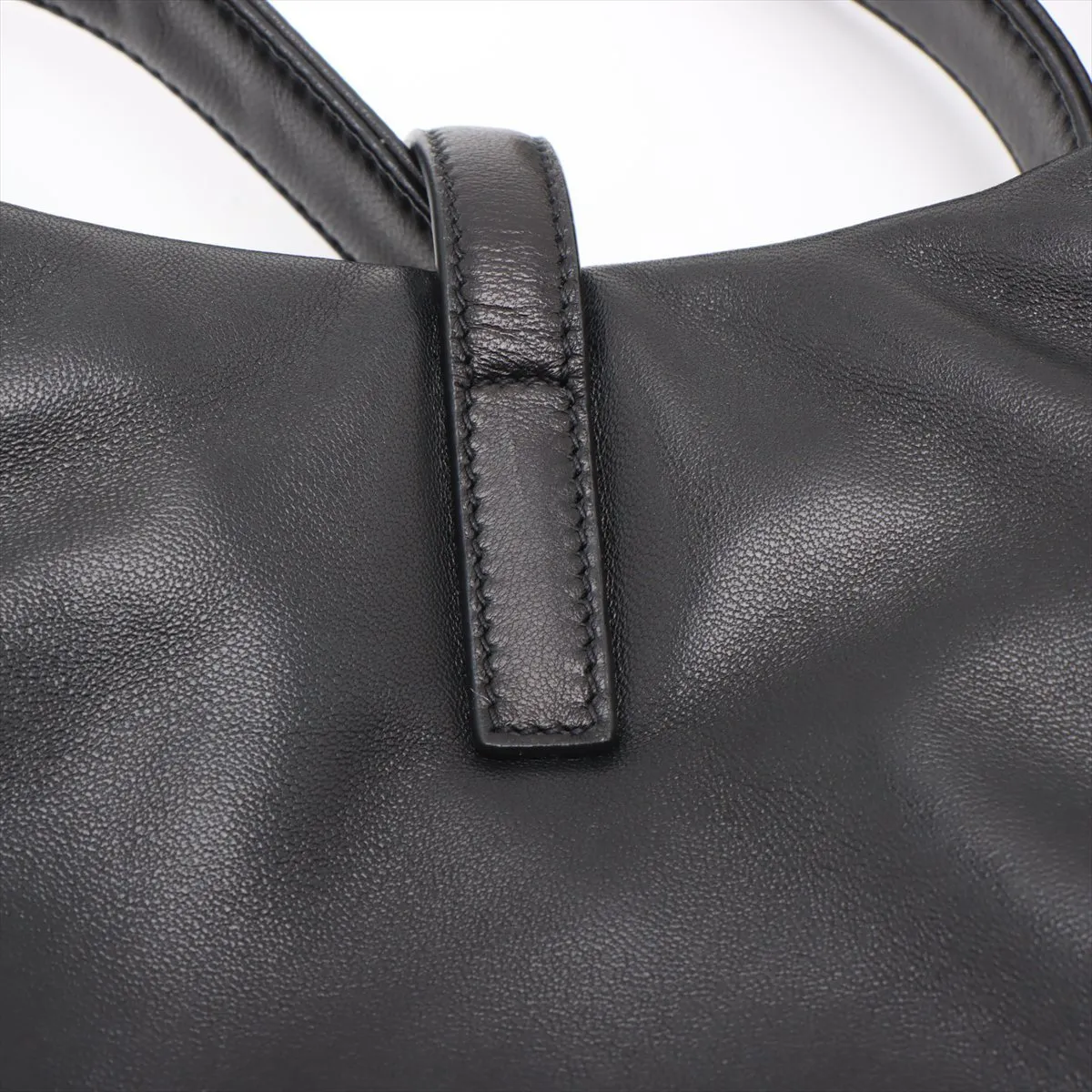 LE 5 A 7 Small Leather Shoulder Bag, Black, 763480 — view 9