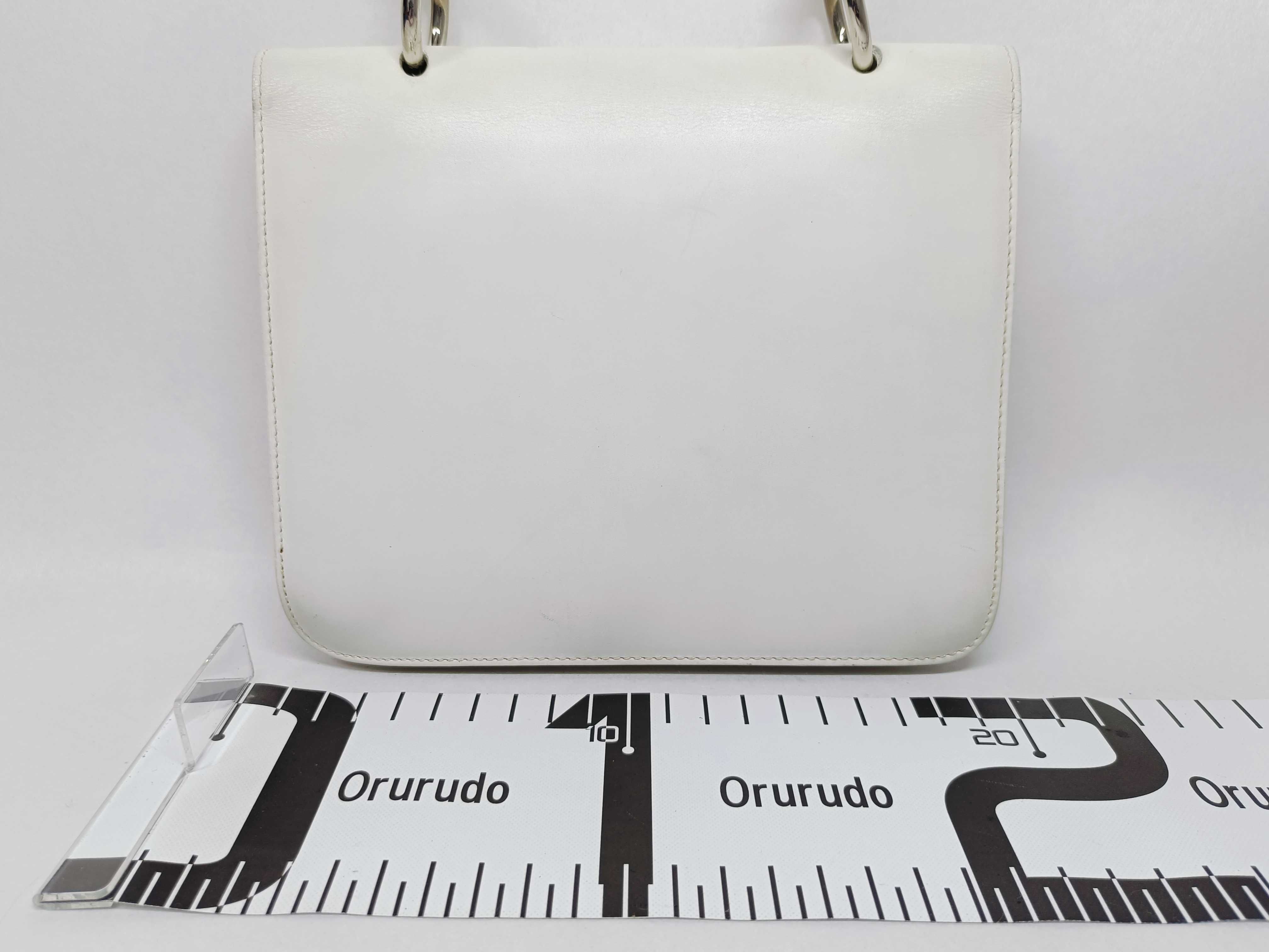 Gancini Handbag, White Handbag — view 2