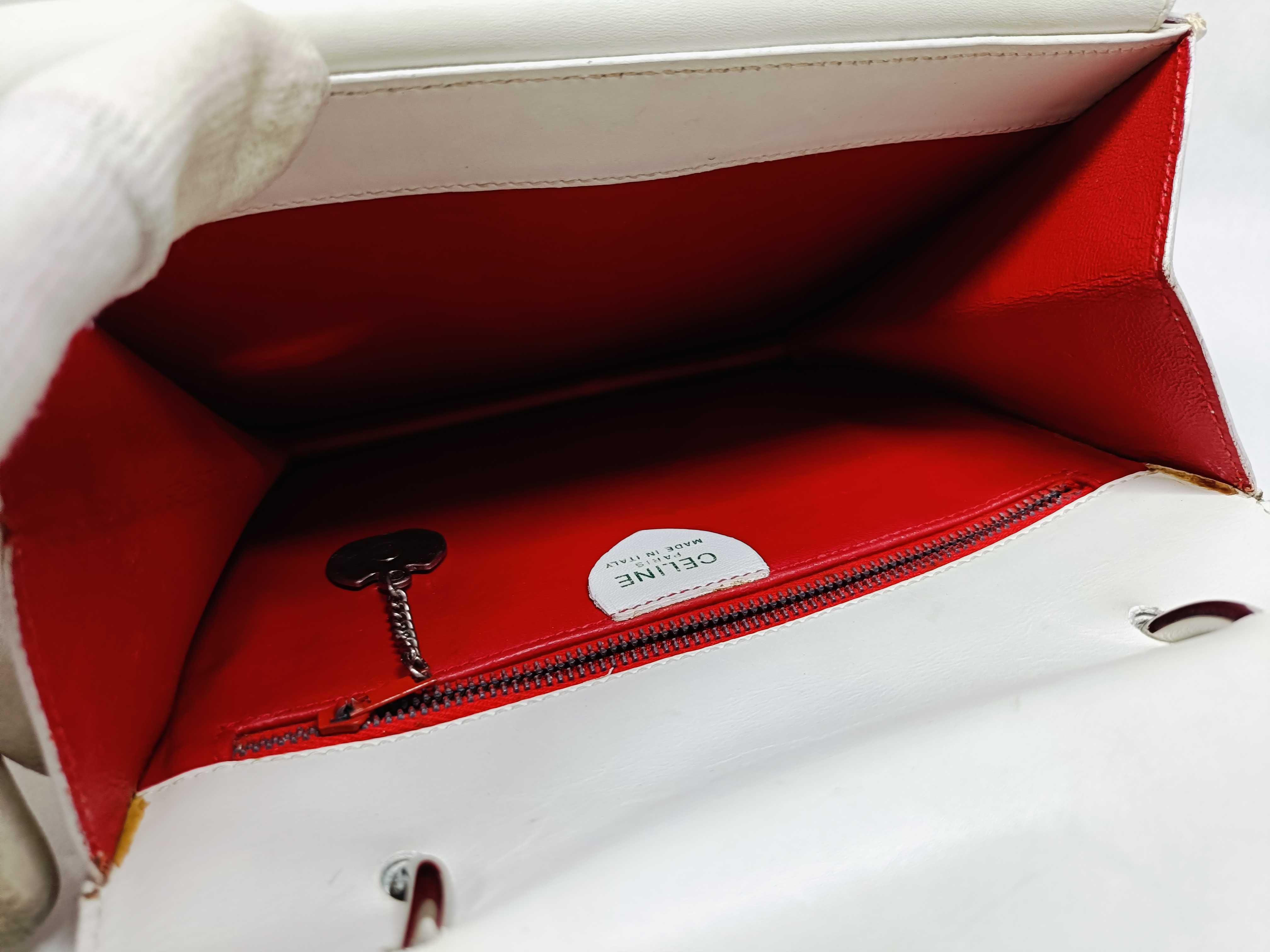 Gancini Handbag, White Handbag — view 14