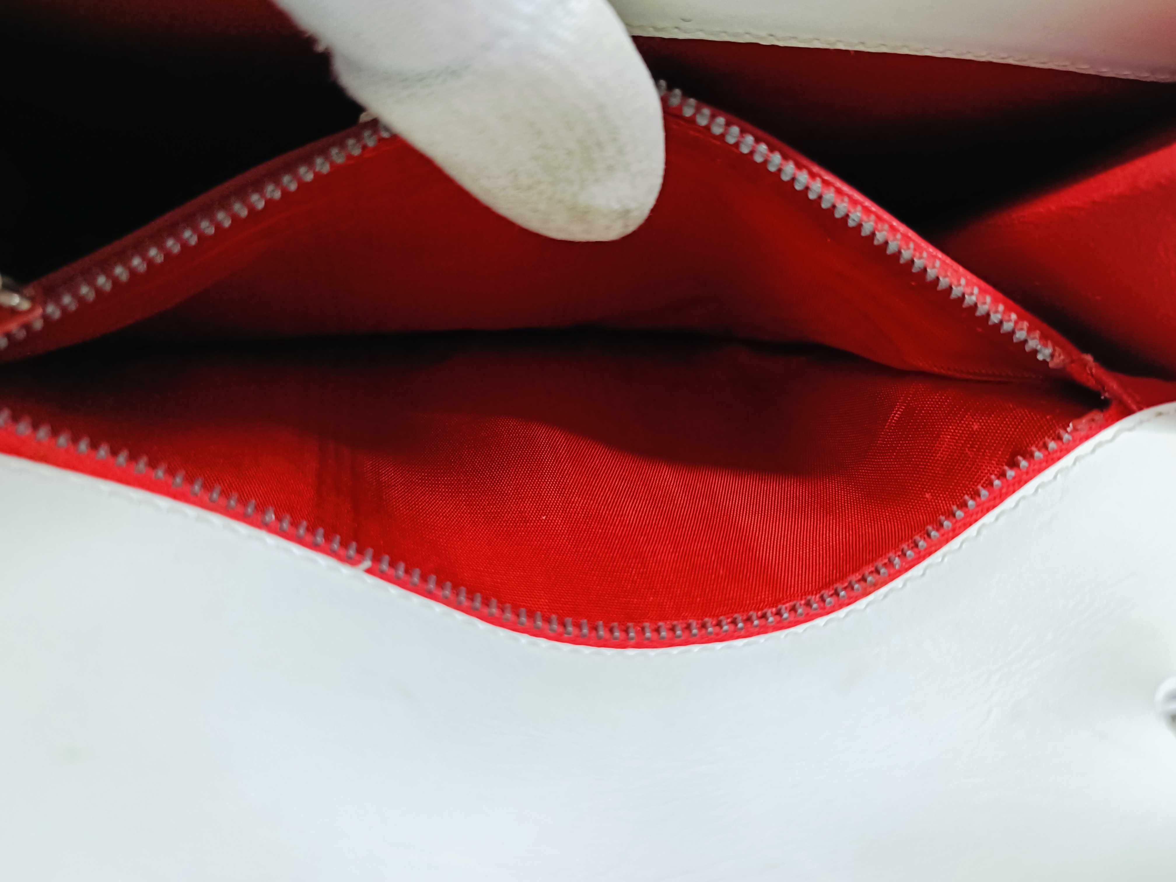 Gancini Handbag, White Handbag — view 15