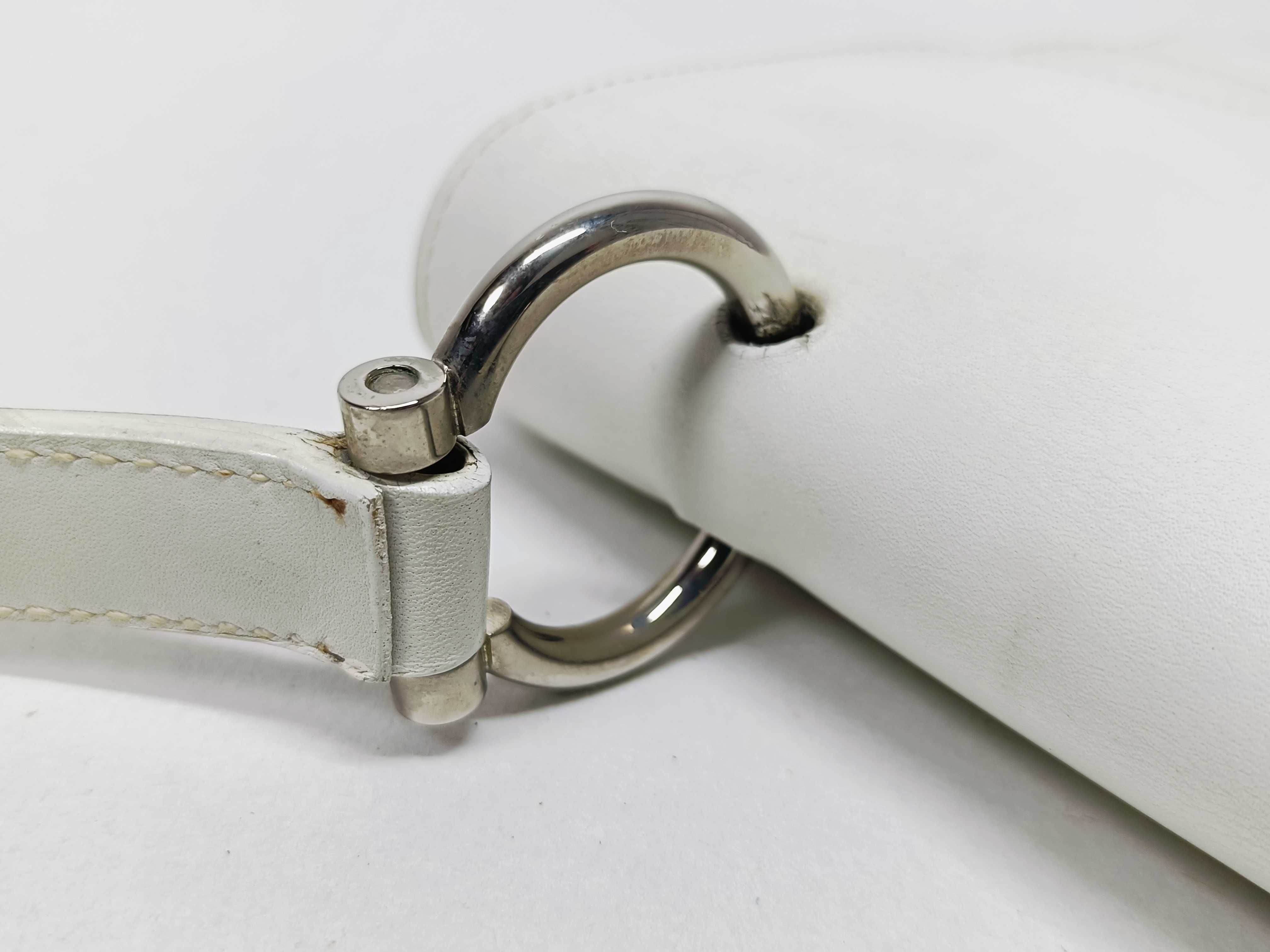 Gancini Handbag, White Handbag — view 5