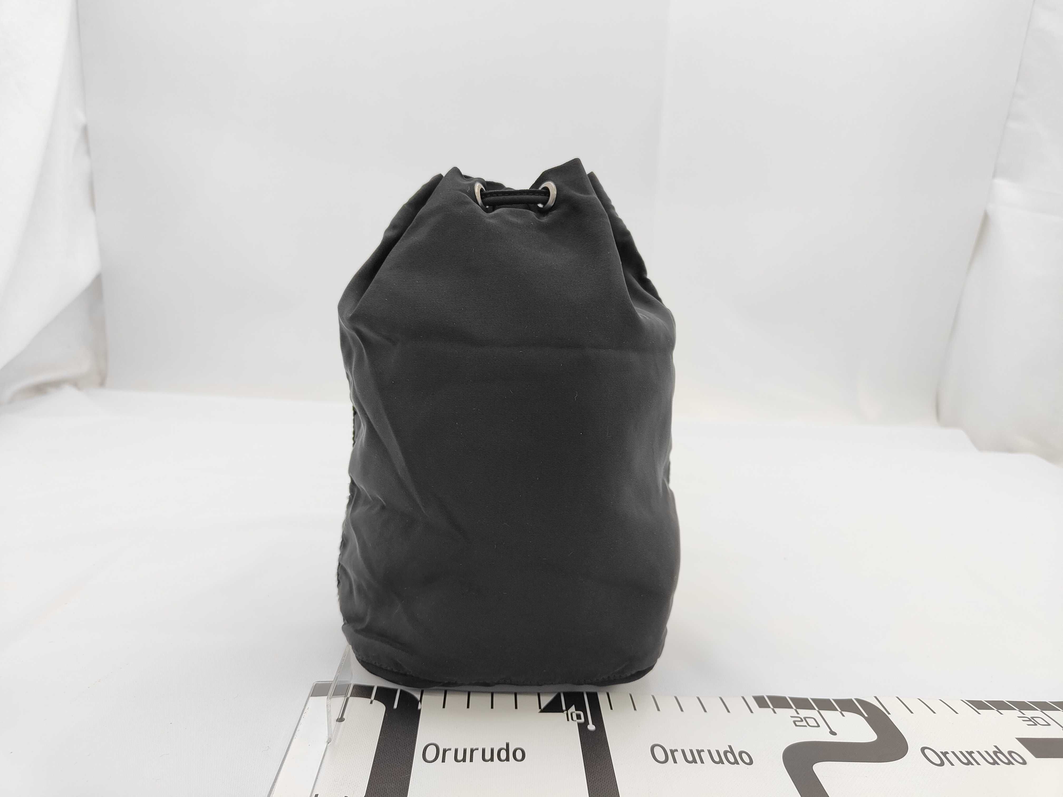 Triangle Logo Drawstring Pouch Bag — view 2