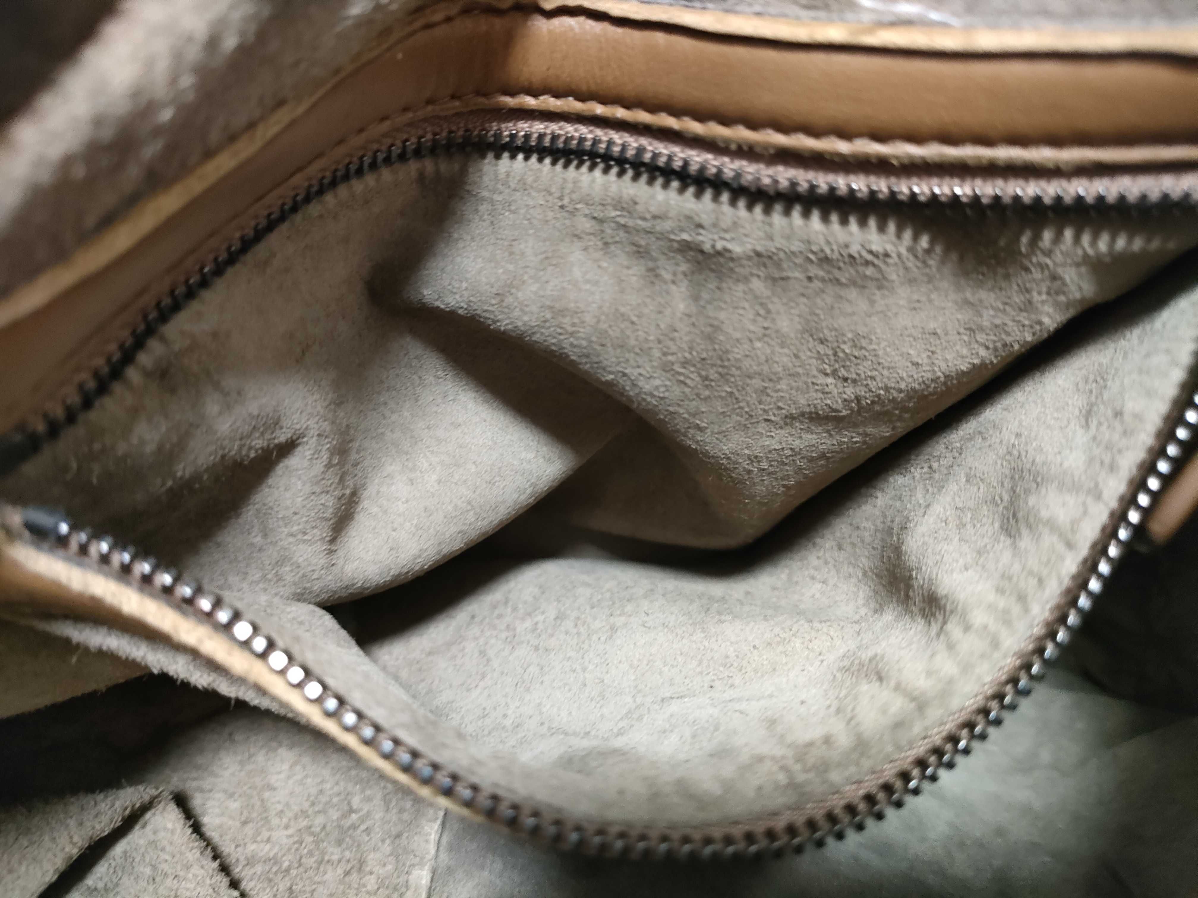 Intrecciato Bottega Veneta Nodini Intrecciato Leather Shoulder Bag Brown Shoulder Bag — view 11