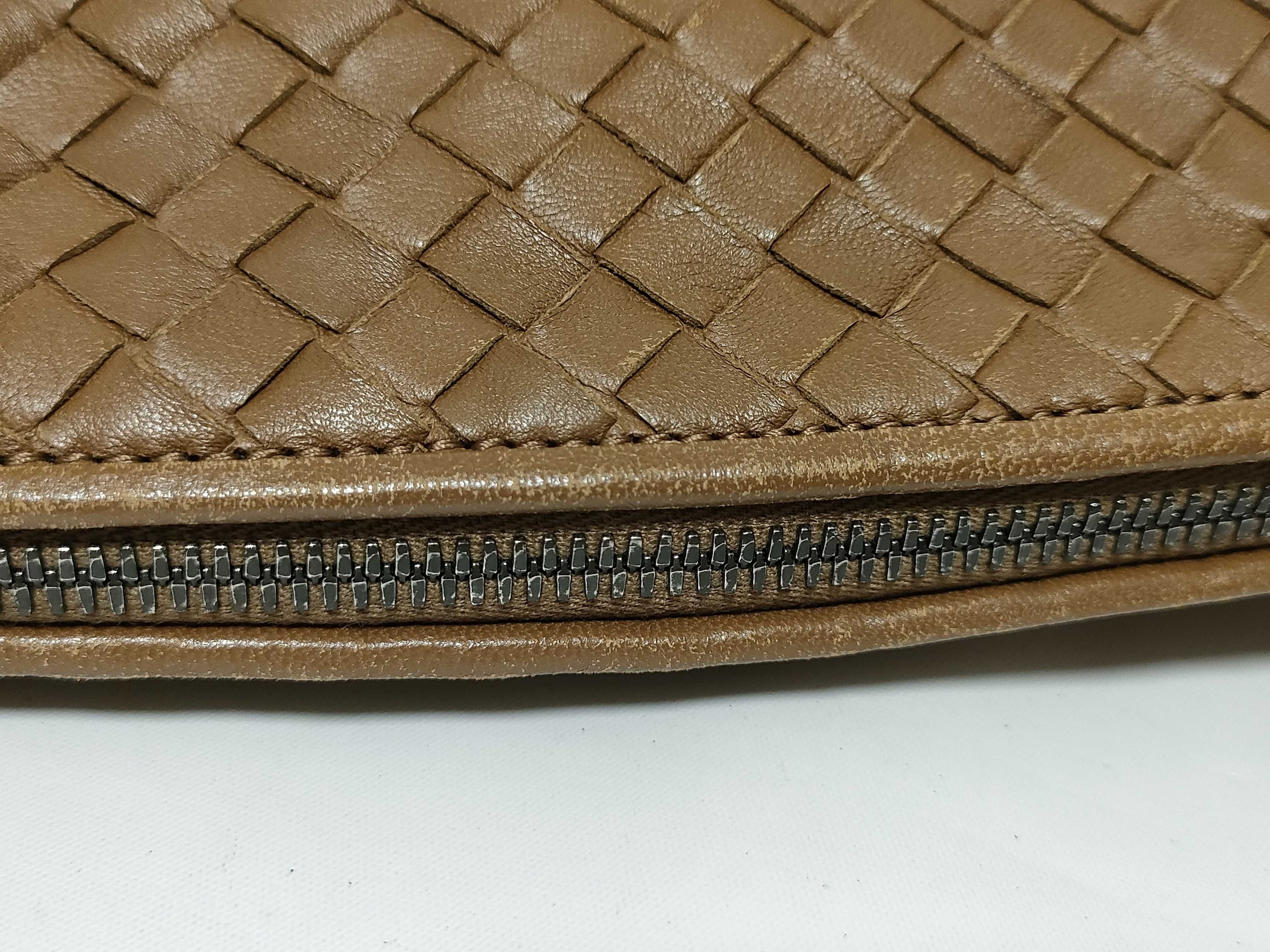 Intrecciato Bottega Veneta Nodini Intrecciato Leather Shoulder Bag Brown Shoulder Bag — view 6