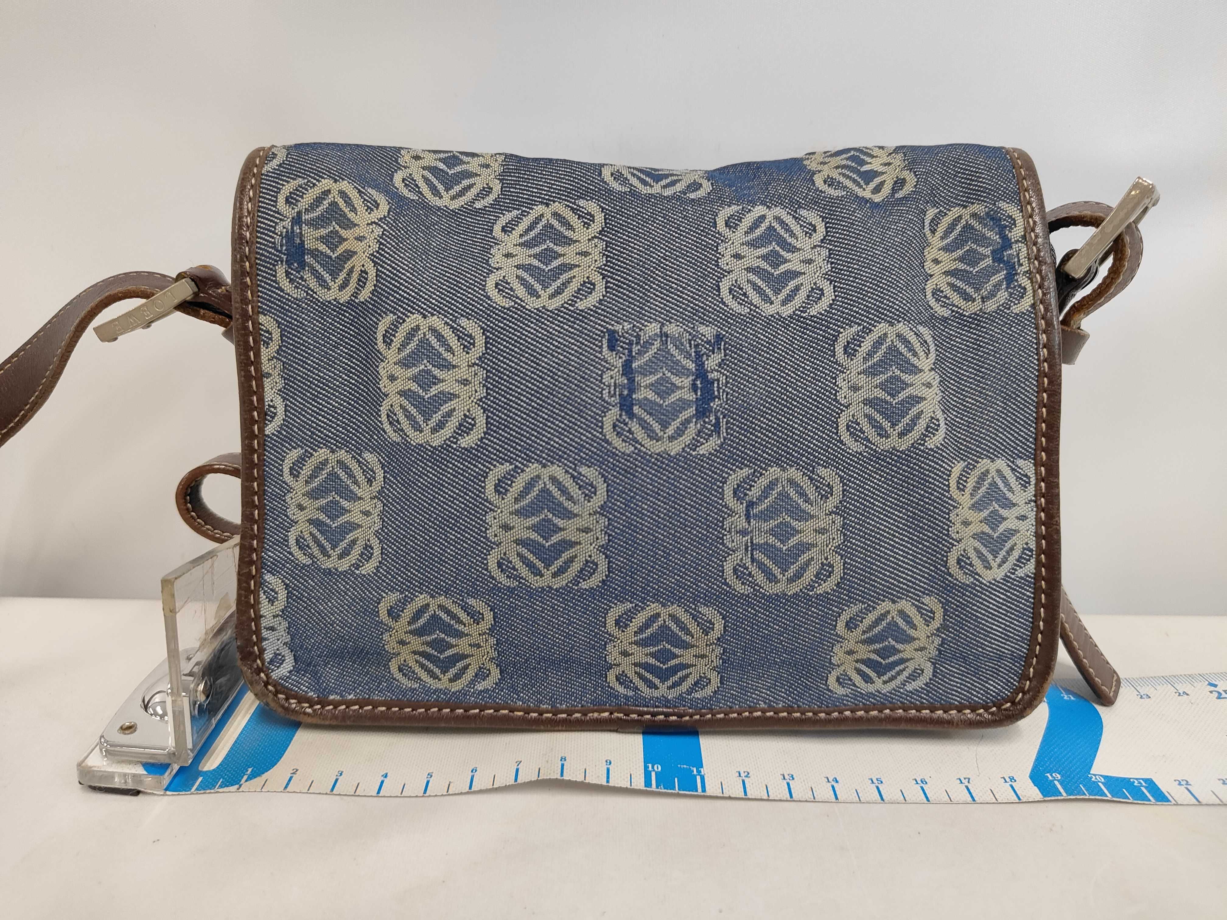 denim shoulder bag — view 2