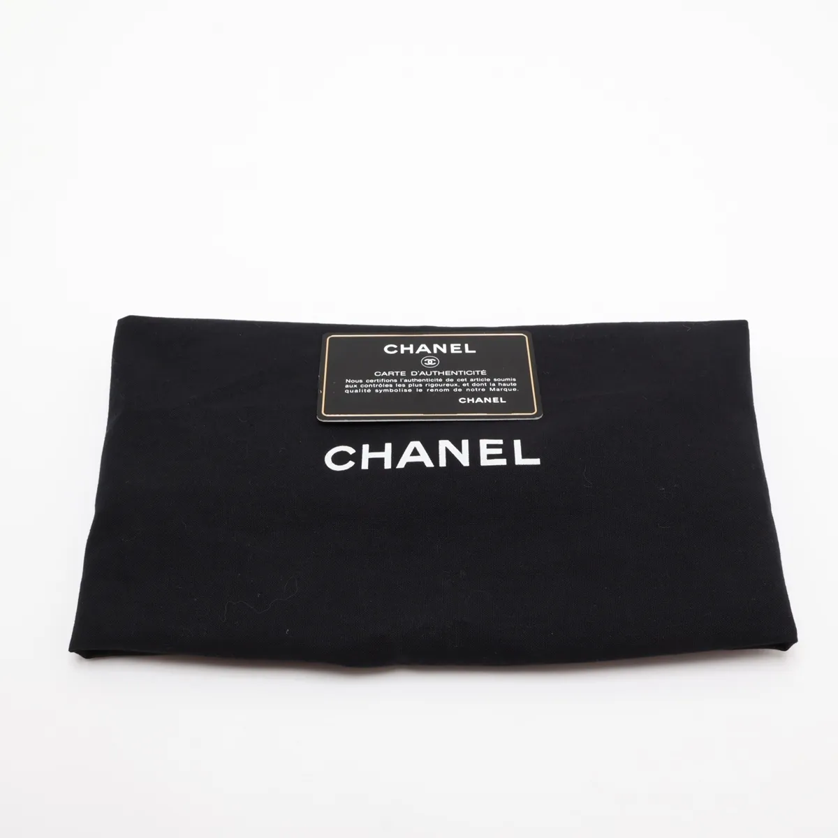 Large Matelassé 30 Lambskin Single Flap Double Chain Bag, Black with Gold Hardware, 14251599, Serial Number 14, Model Number A58600 — view 12