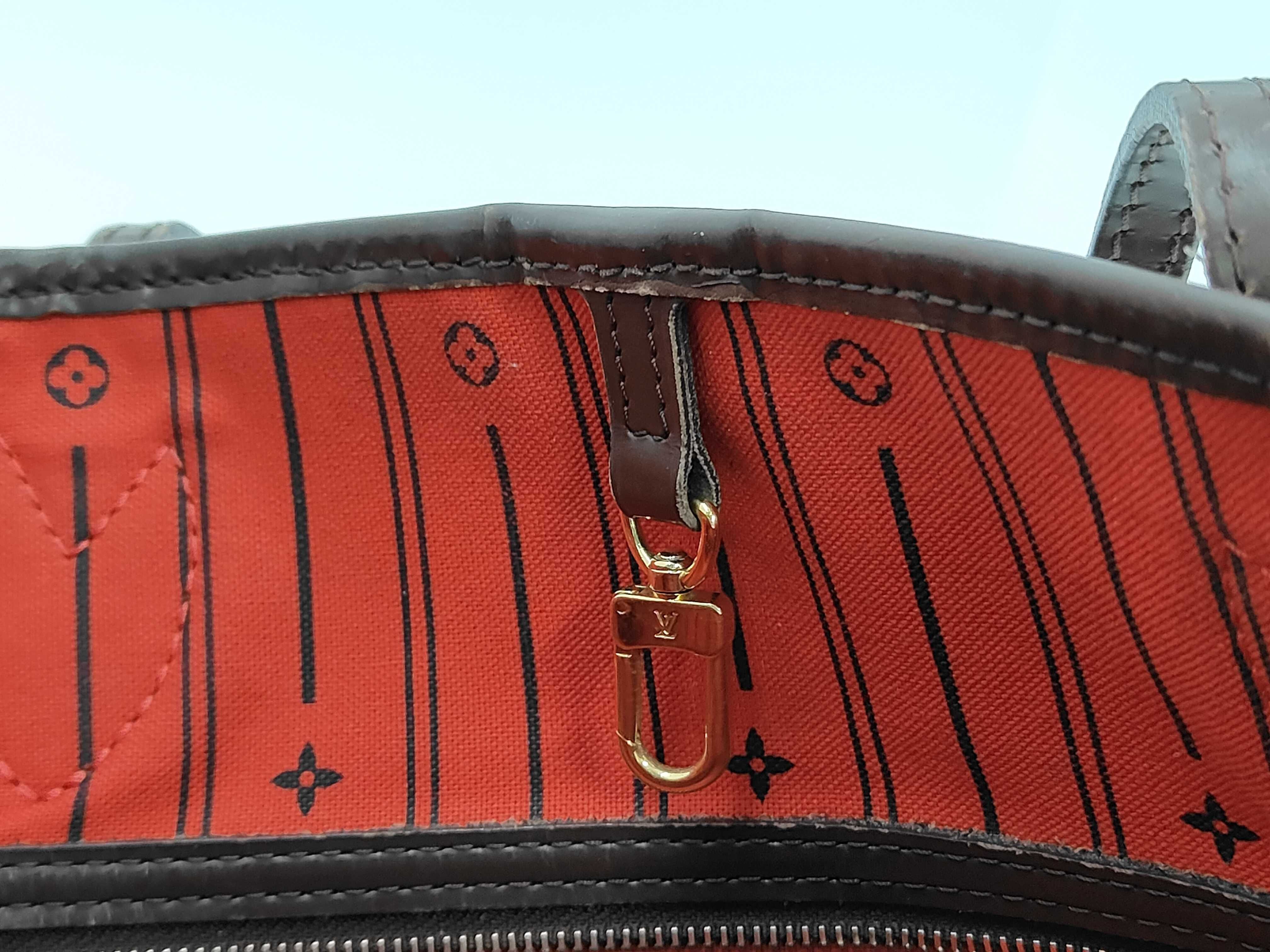 Damier Louis Vuitton N51106 Damier Ebene Neverfull GM Tote Bag Shoulder Bag Tote Bag — view 11