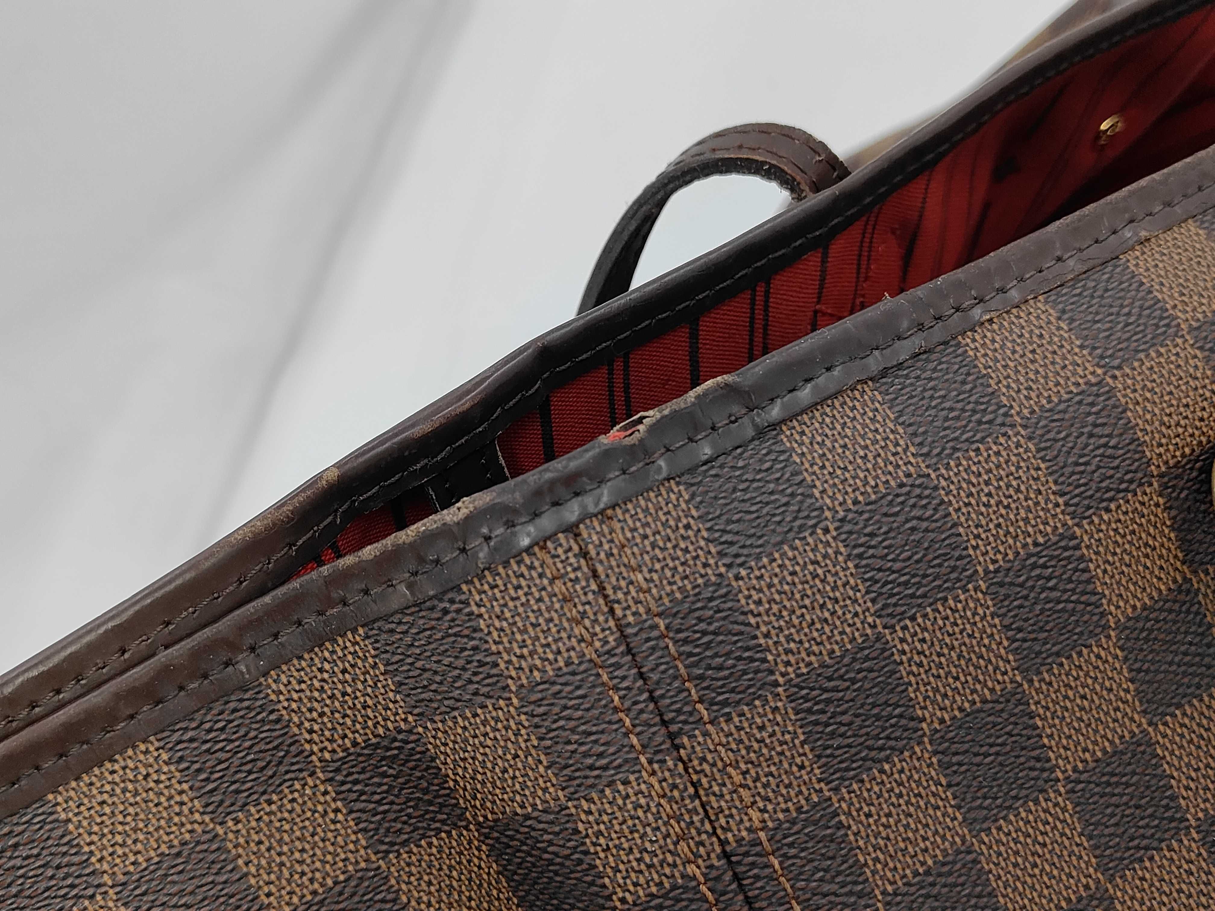 Damier Louis Vuitton N51106 Damier Ebene Neverfull GM Tote Bag Shoulder Bag Tote Bag — view 13