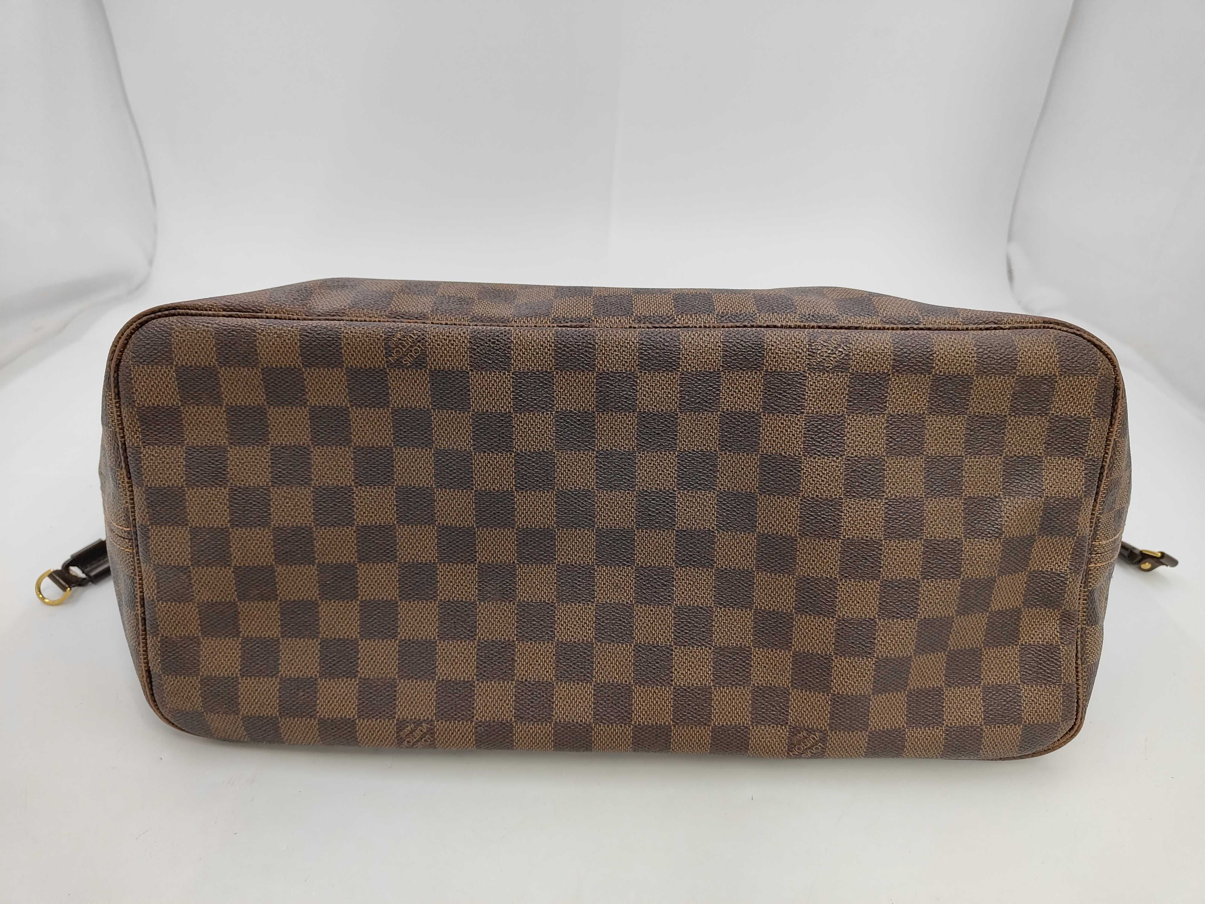 Damier Louis Vuitton N51106 Damier Ebene Neverfull GM Tote Bag Shoulder Bag Tote Bag — view 3