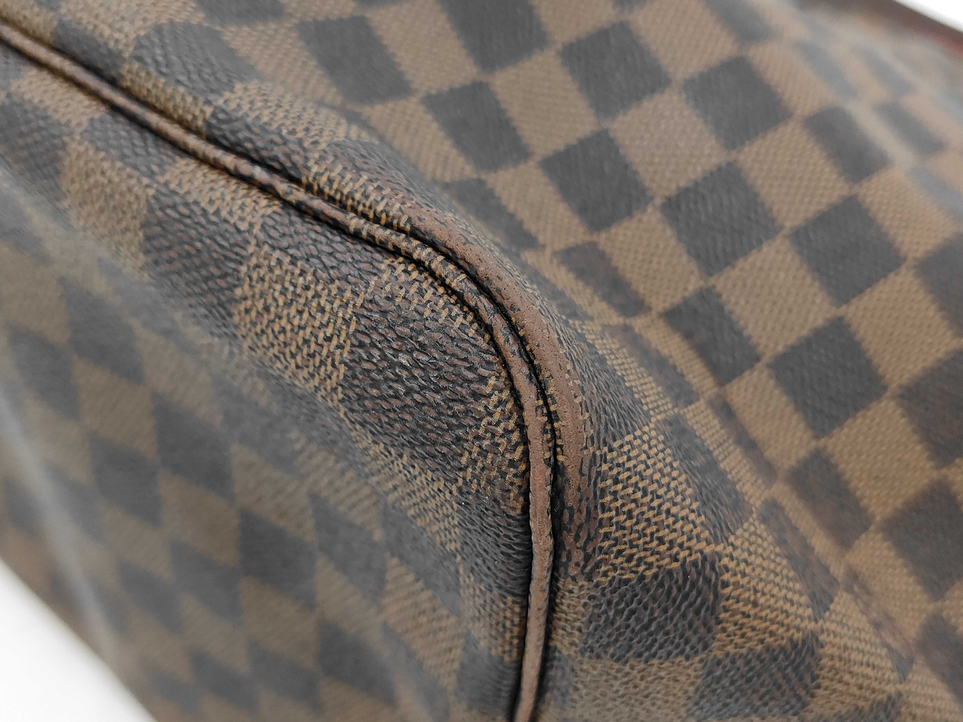 Damier Louis Vuitton N51106 Damier Ebene Neverfull GM Tote Bag Shoulder Bag Tote Bag — view 4