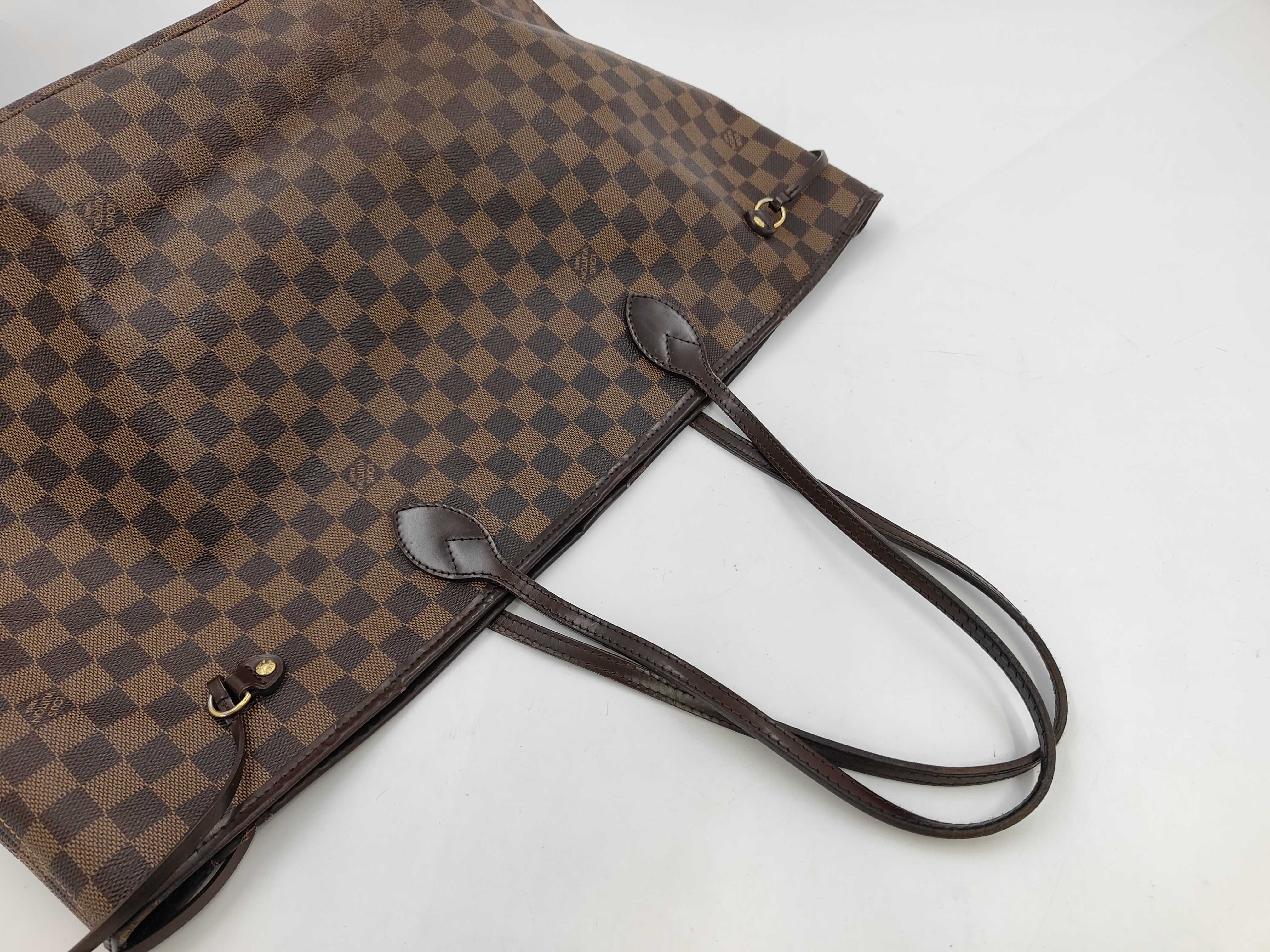 Damier Louis Vuitton N51106 Damier Ebene Neverfull GM Tote Bag Shoulder Bag Tote Bag — view 6