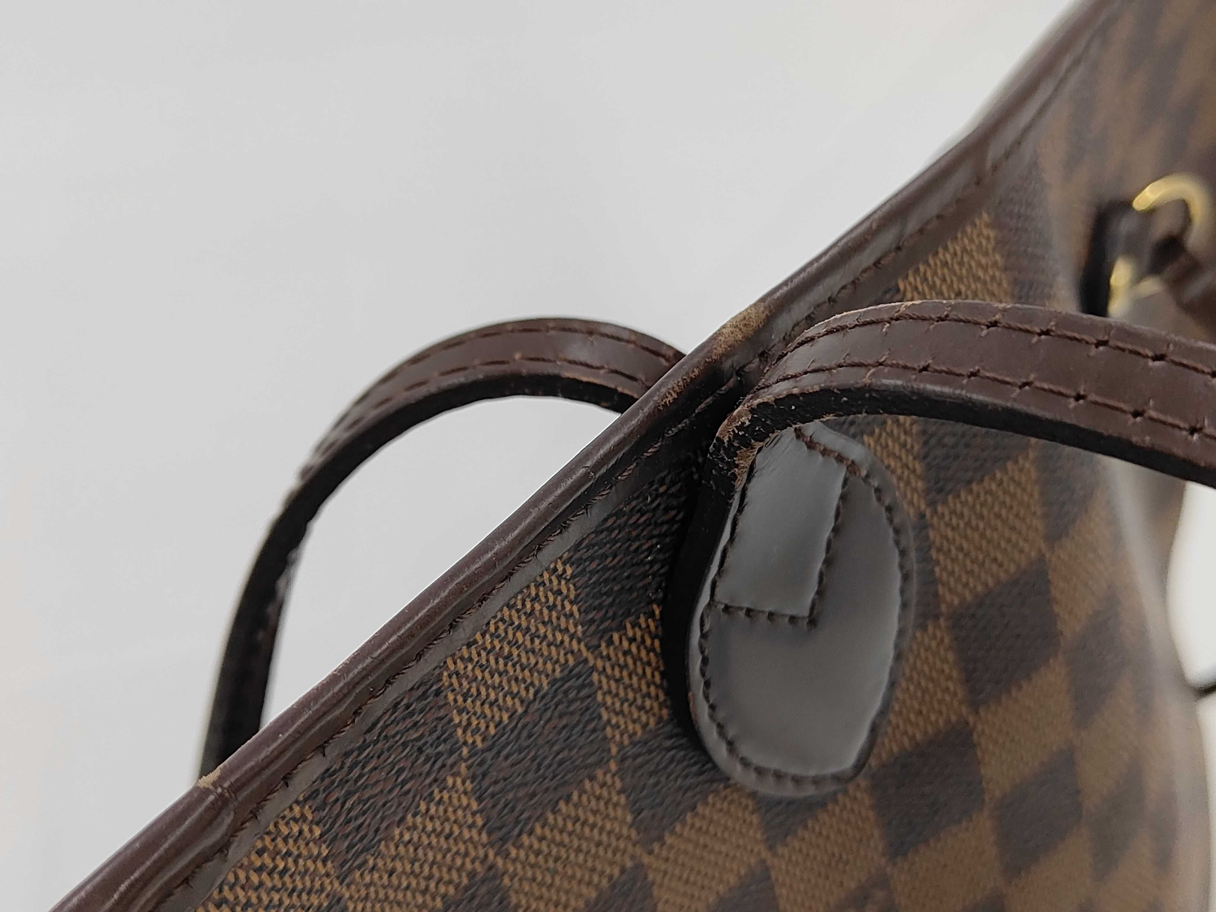Damier Louis Vuitton N51106 Damier Ebene Neverfull GM Tote Bag Shoulder Bag Tote Bag — view 8