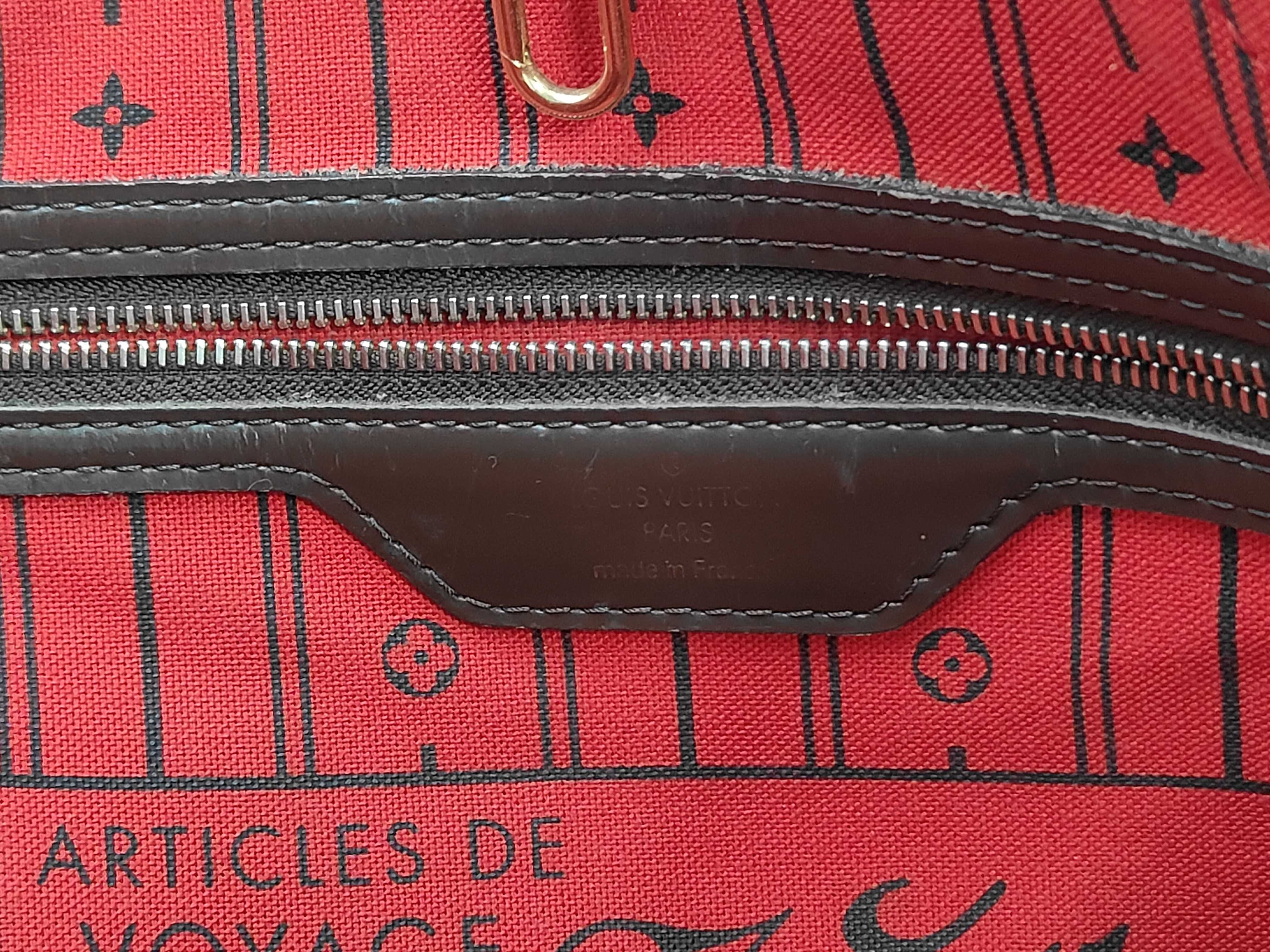 Damier Louis Vuitton N51106 Damier Ebene Neverfull GM Tote Bag Shoulder Bag Tote Bag — view 10