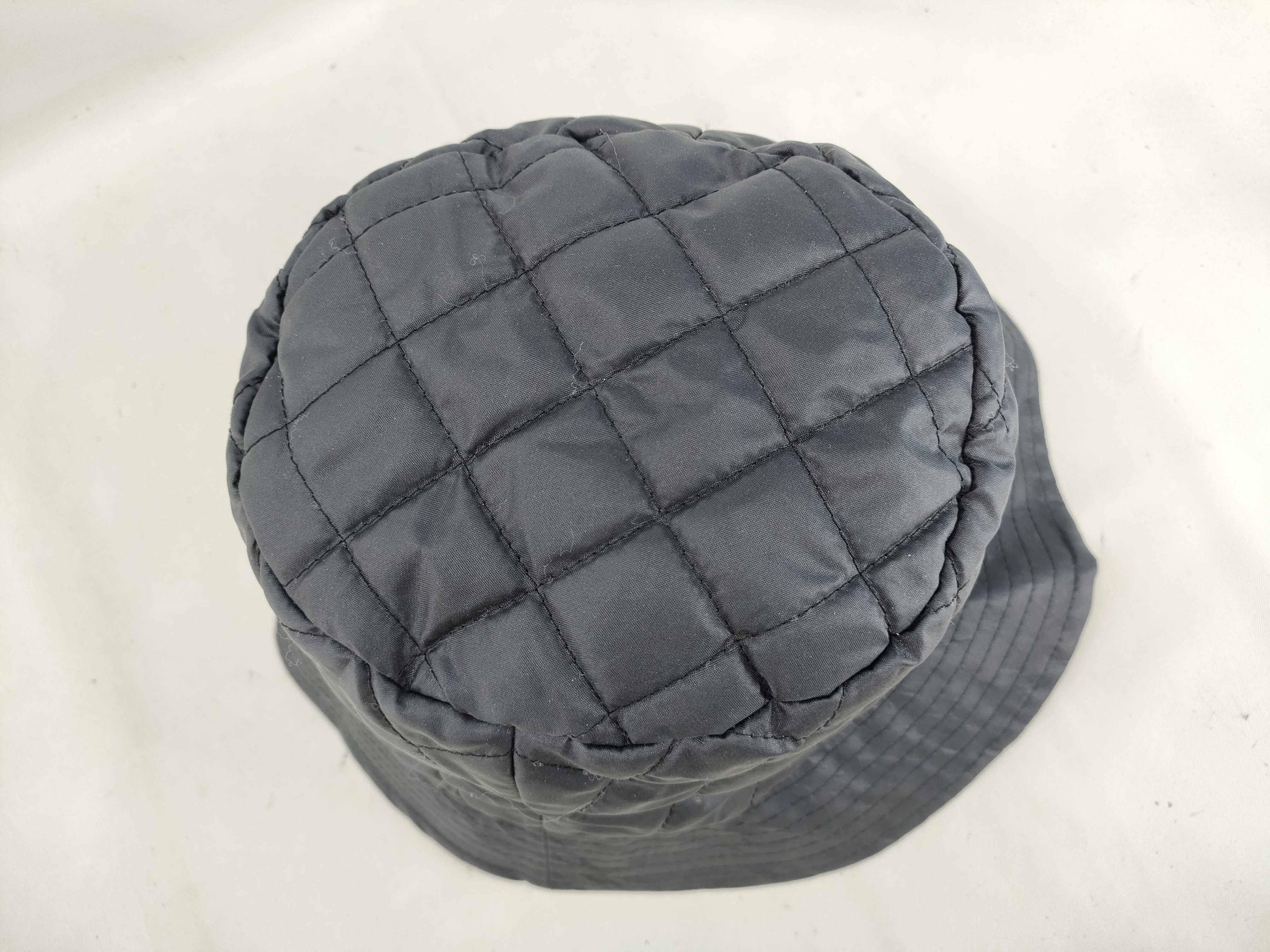 Logo Hat, Nylon Quilted, Black, Other Accessories — view 4