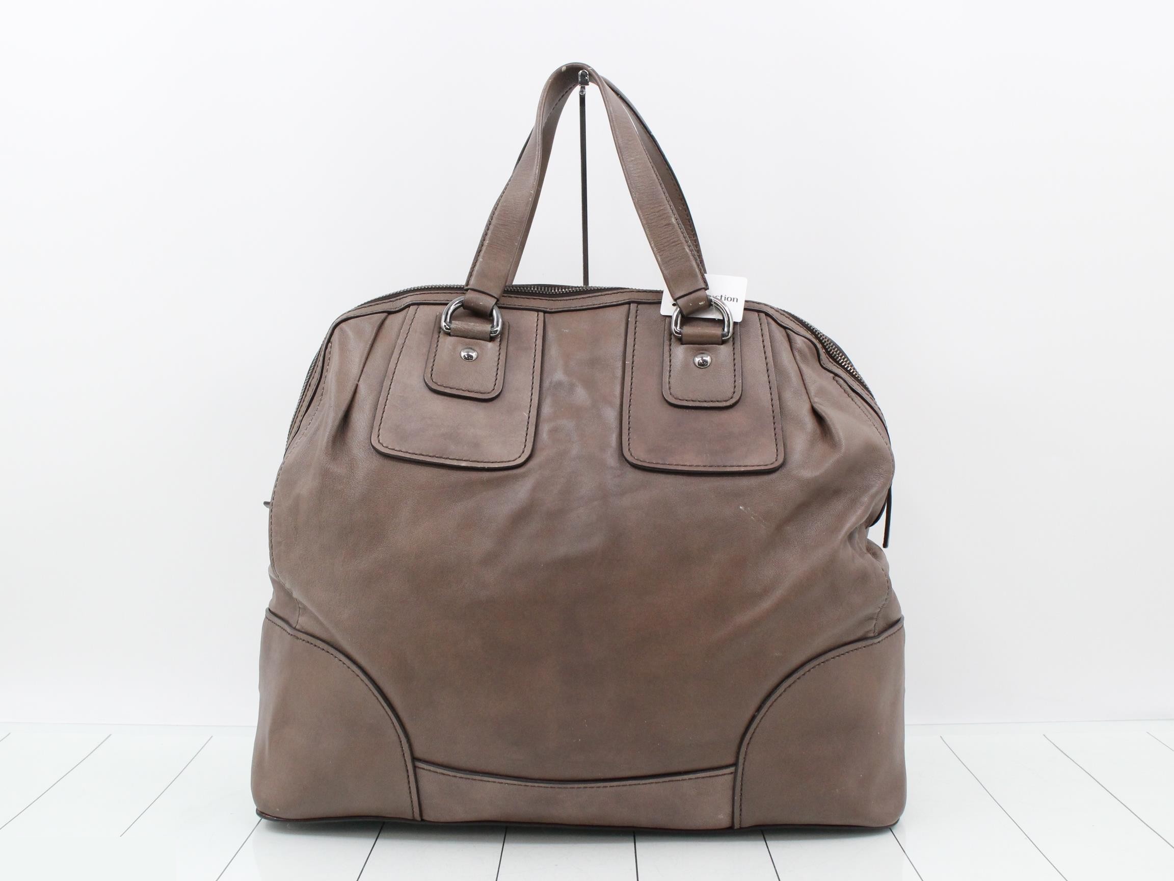Leather Big Tote Bag — view 2