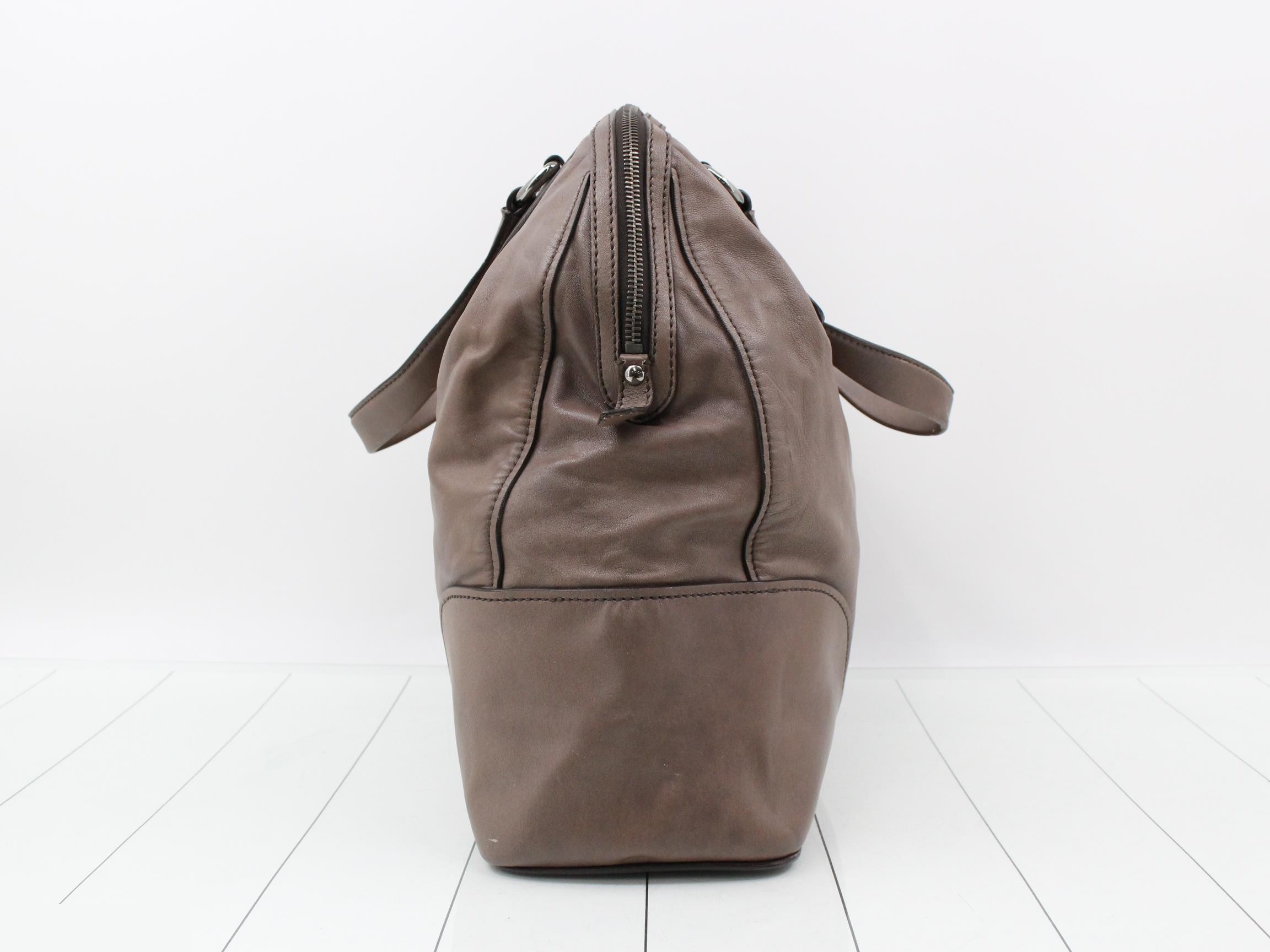 Leather Big Tote Bag — view 3